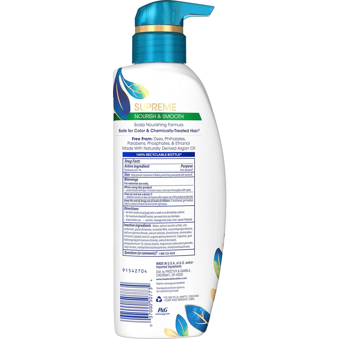 Champú Nutre y Suaviza Head & Shoulders Supreme 335g Sin Sulfatos