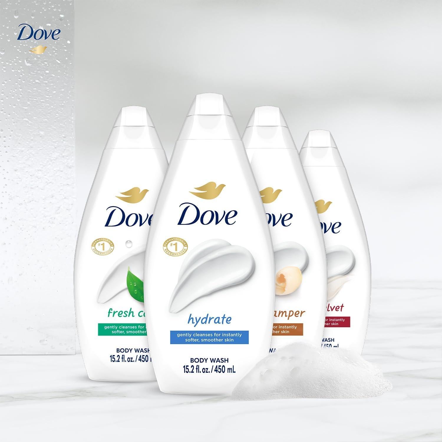 Dove Gel de Ducha Hidratante 6-Pack - 450ml Cada Uno