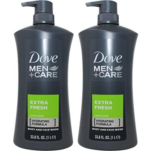 Gel de Ducha Dove Men+Care Extra Fresco 1L - Paquete de 2