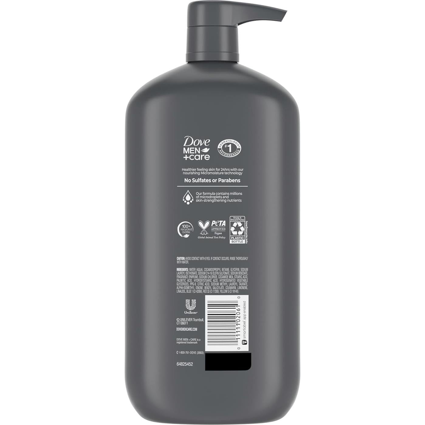 Gel de Ducha Hidratante Dove Men+Care Comfort Limpio 887 ml