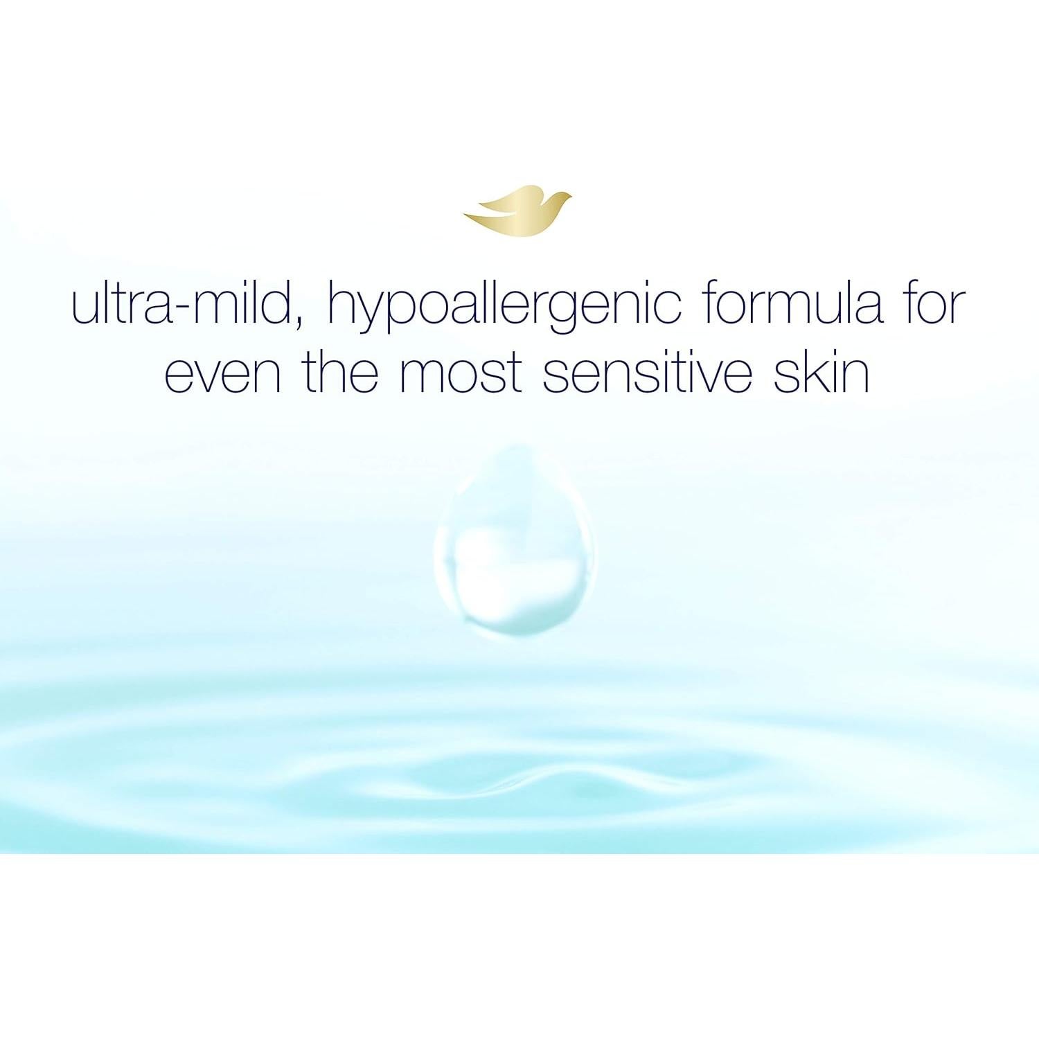 Jabón Corporal Dove Hipoalergénico 4 Pack 22 Oz Piel Sensible