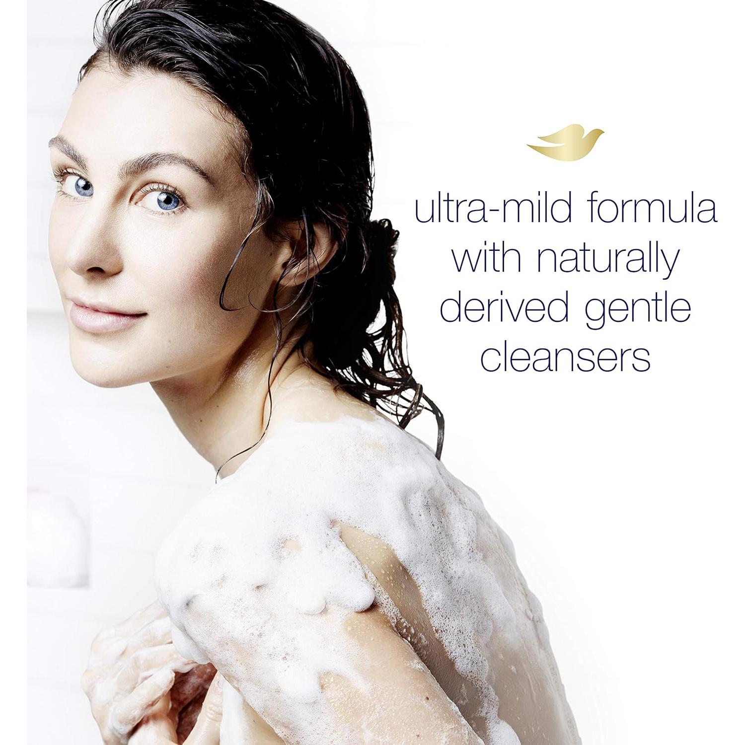 Jabón Corporal Dove Hipoalergénico 4 Pack 22 Oz Piel Sensible