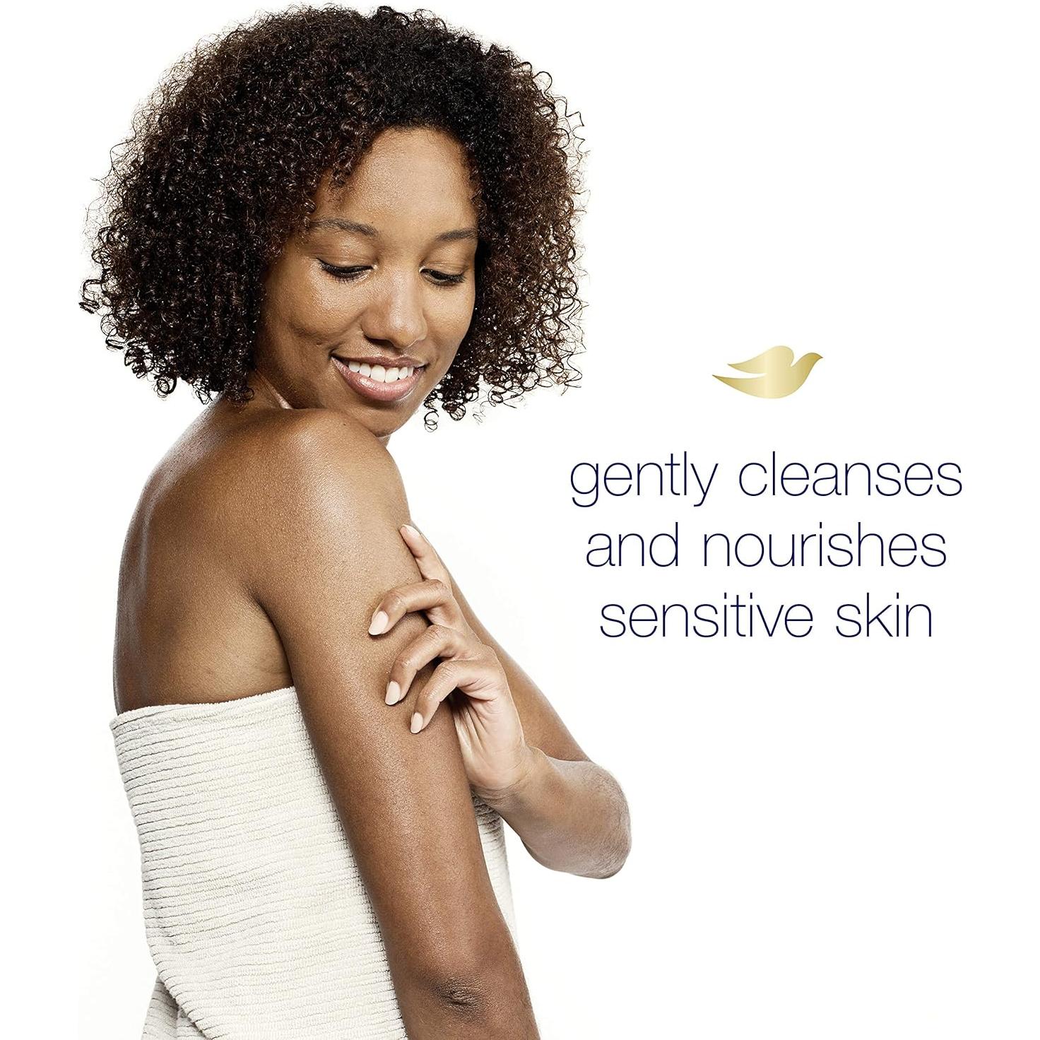 Jabón Corporal Dove Hipoalergénico 4 Pack 22 Oz Piel Sensible