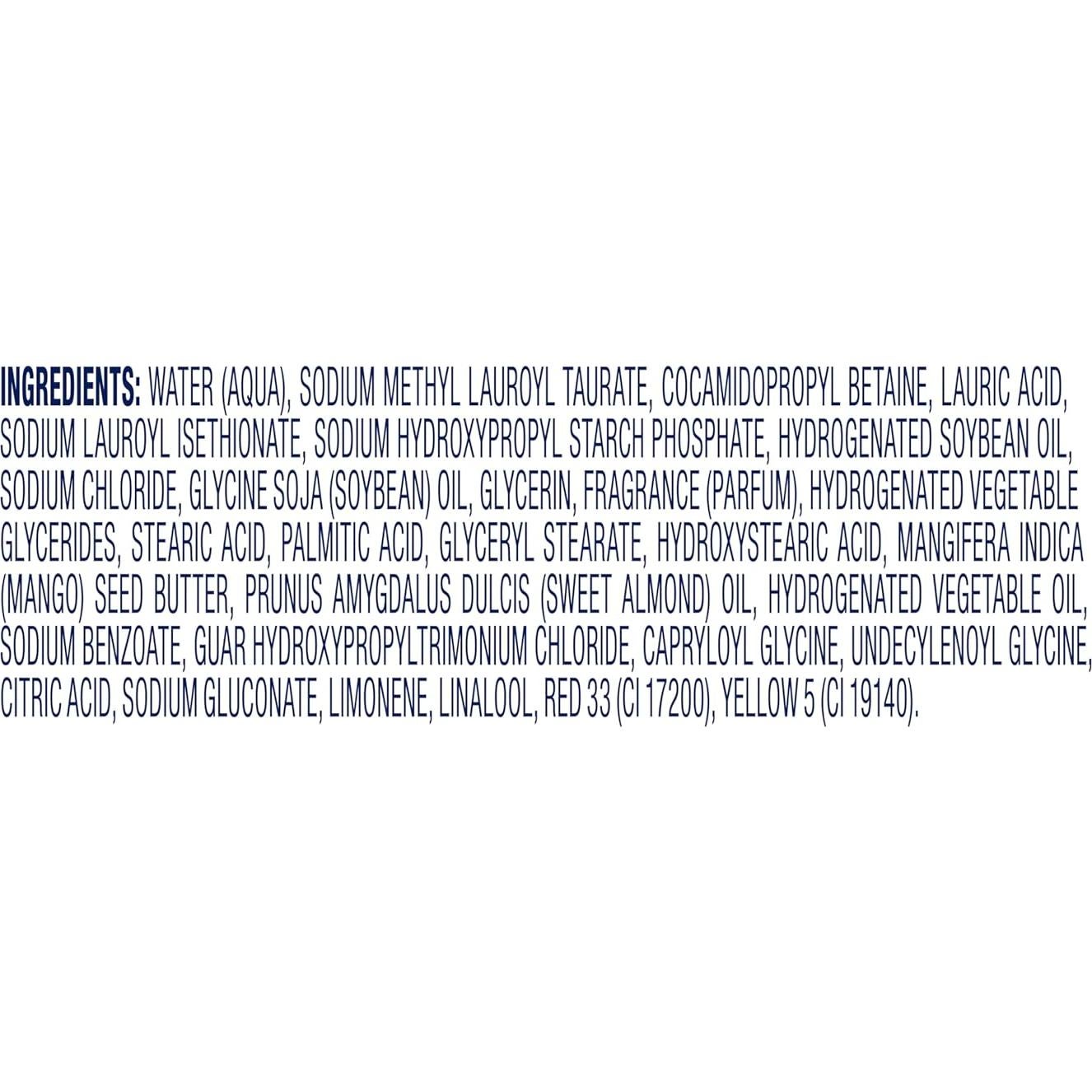 Gel de Baño Dove 3 Pack 0.87 L Mango y Mantequilla de Almendra