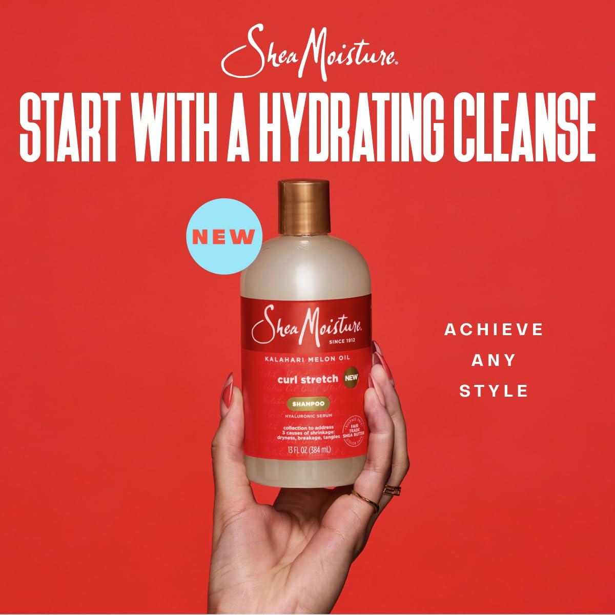 Paquete de Cuidado para Rizos SheaMoisture - Champú, Acondicionador, Crema y Spray