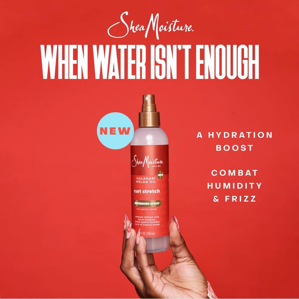 Paquete de Cuidado para Rizos SheaMoisture - Champú, Acondicionador, Crema y Spray