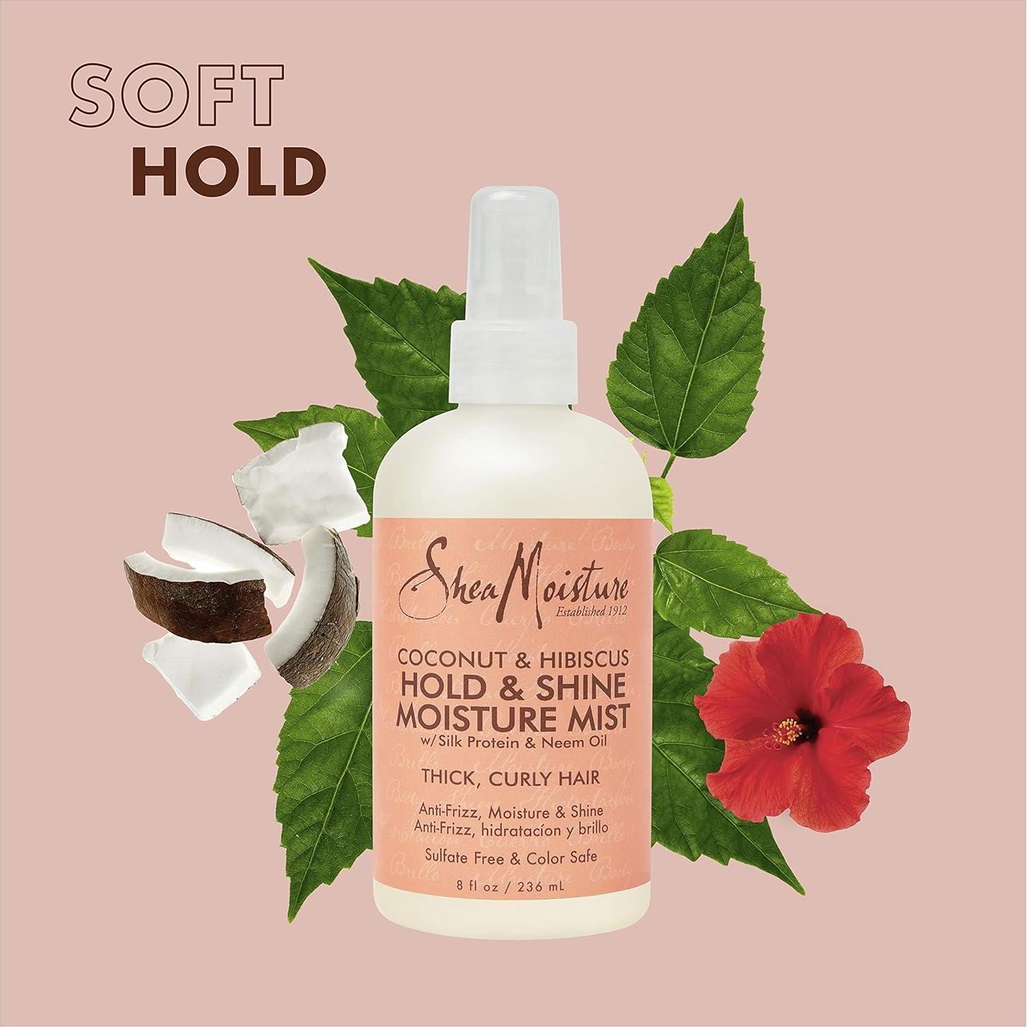 Spray Hidratante y Brillante SheaMoisture Coco e Hibisco 236 ml