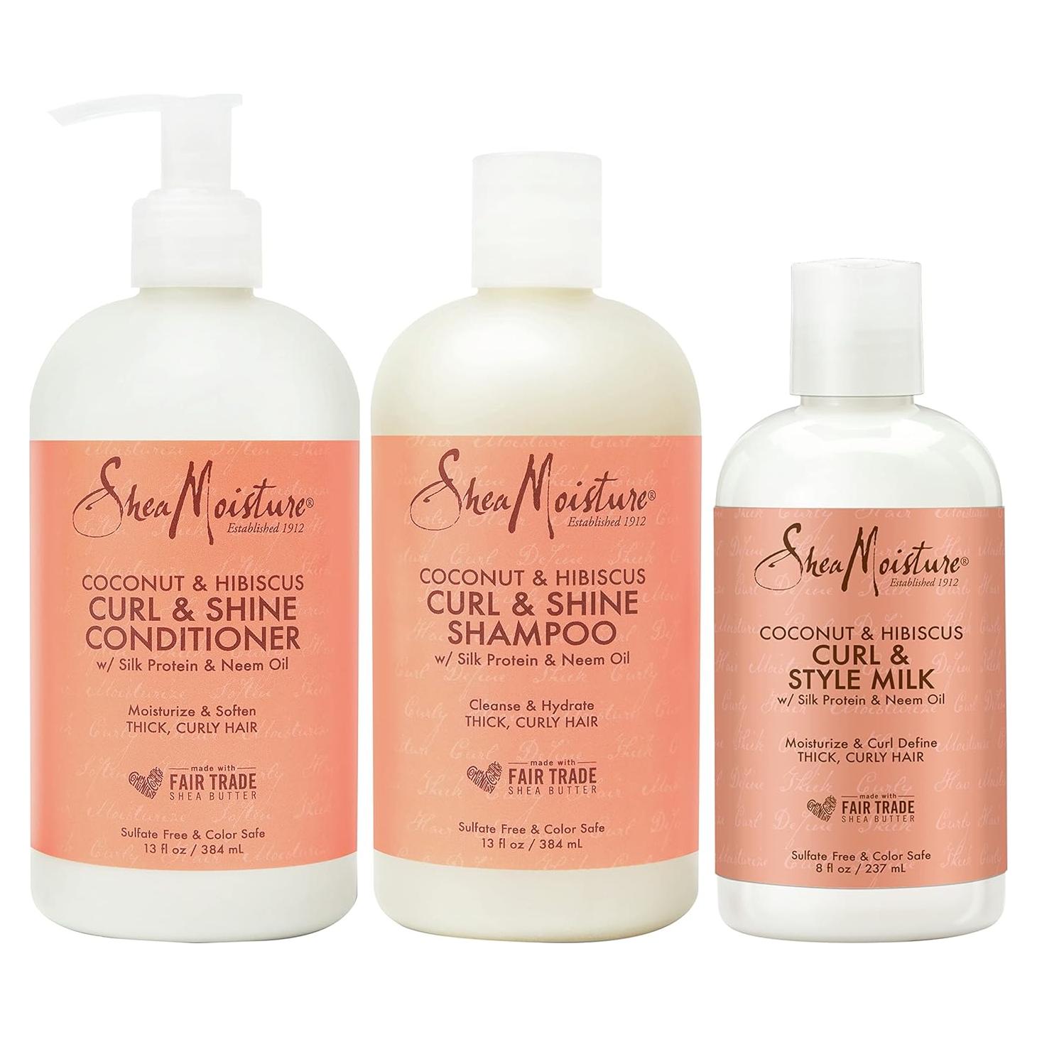 Champú y Acondicionador SheaMoisture Coco Hibisco 3 en 1