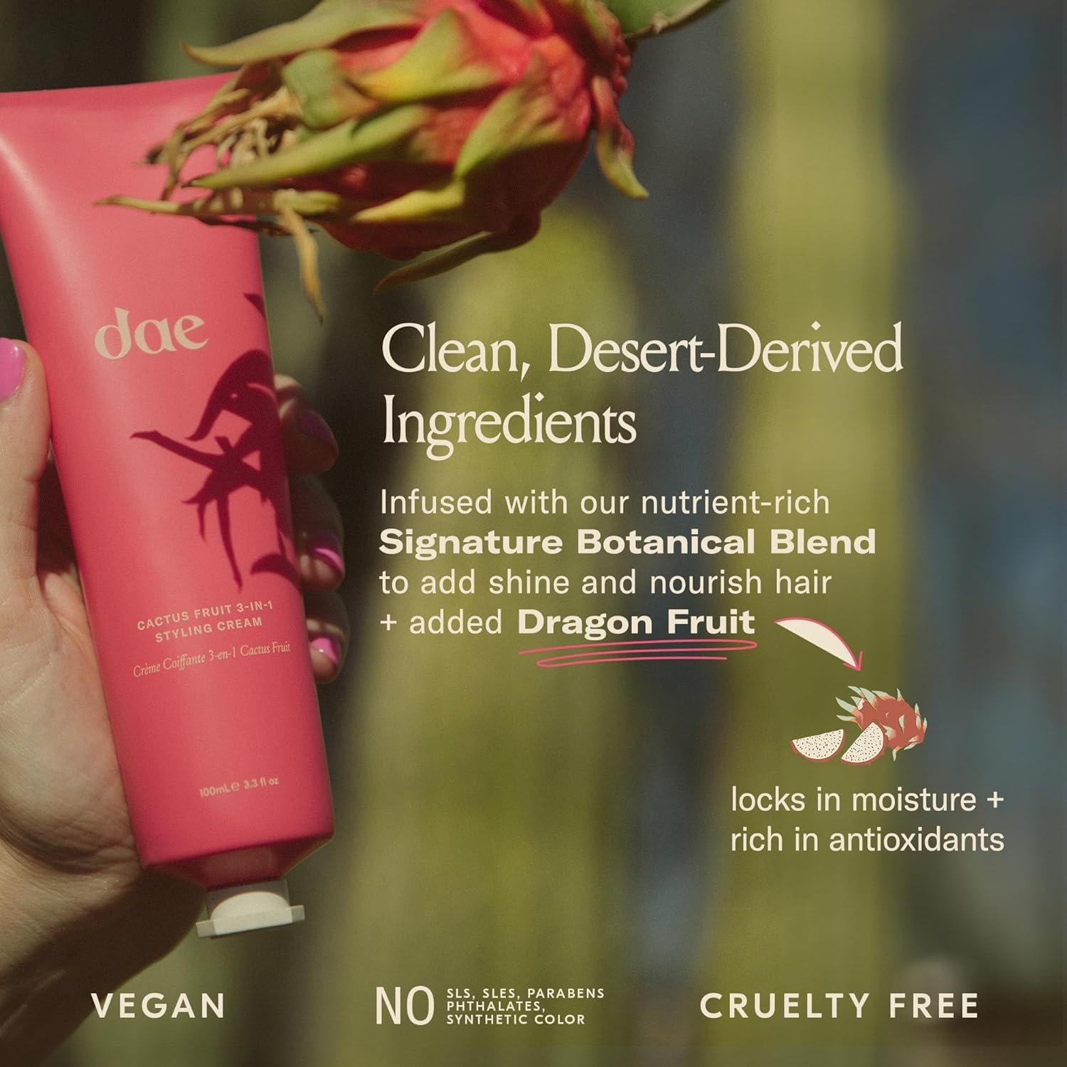 Crema de Estilo 3 en 1 DAE Fruta de Cactus 142 g - Define Rizos