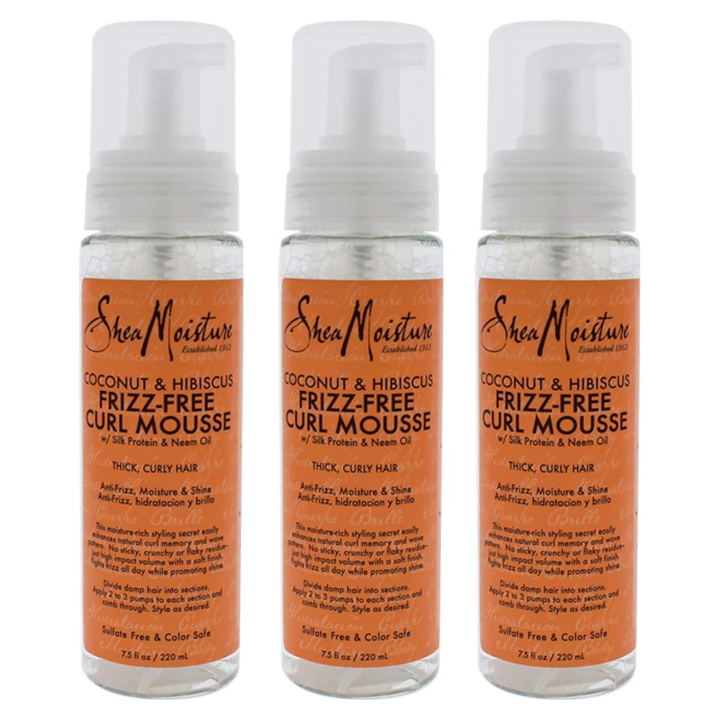 Mousse para Rizos SheaMoisture Coco Hibisco 221g