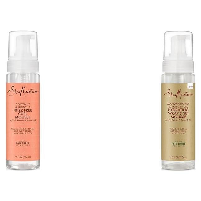 Mousse para Rizos y Envueltos SheaMoisture 2x212g Sin Frizz