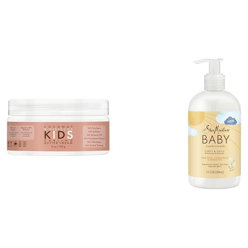 Crema y Acondicionador para Rizos SheaMoisture 170g y 369g