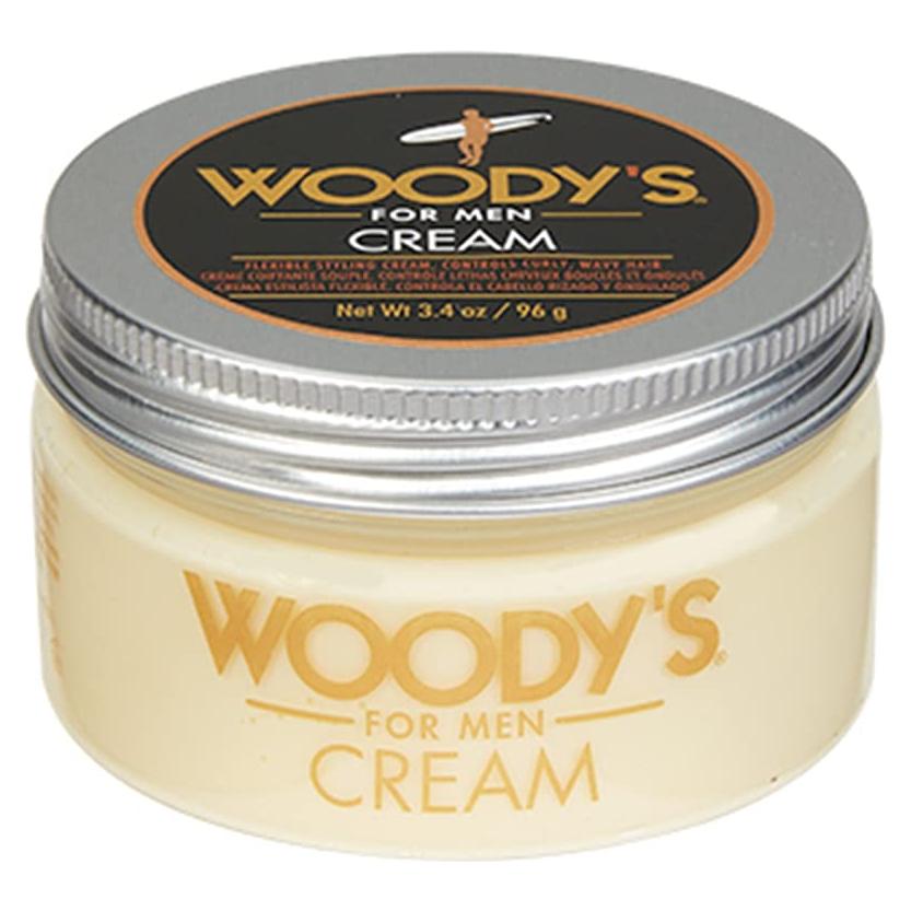 Crema para Cabello Rizado Woody 96 g - Fijación Suave y Brillo