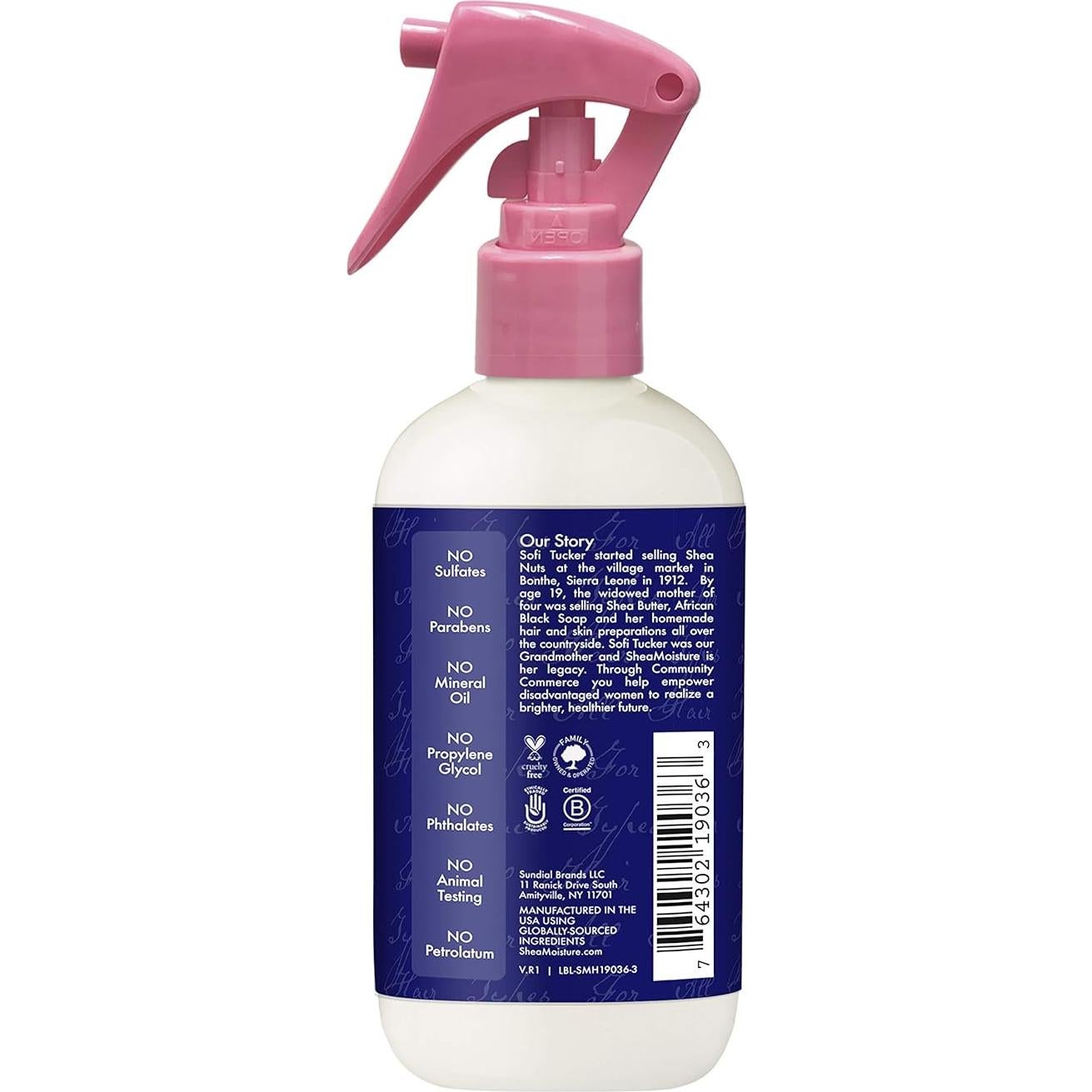 SheaMoisture Tratamiento Leave-In Sin Silicona 100 ml