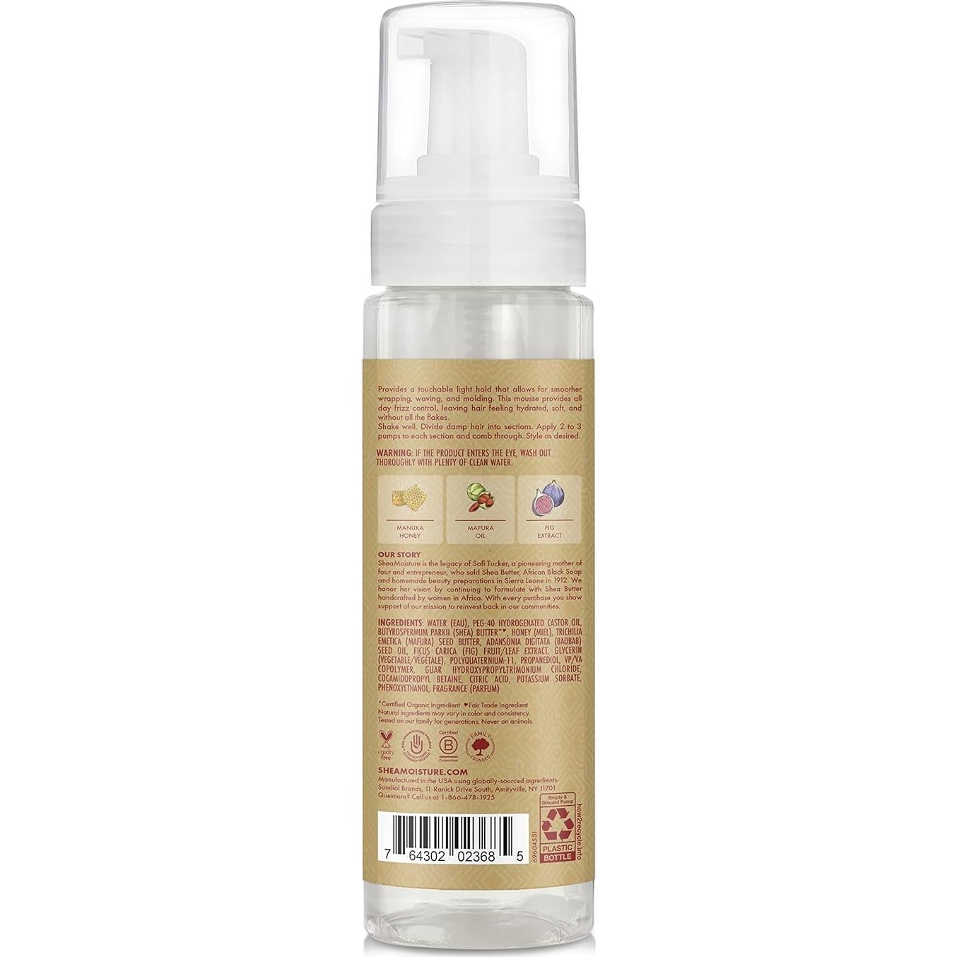 Mousse Hidratante SheaMoisture Miel de Manuka 212.6g