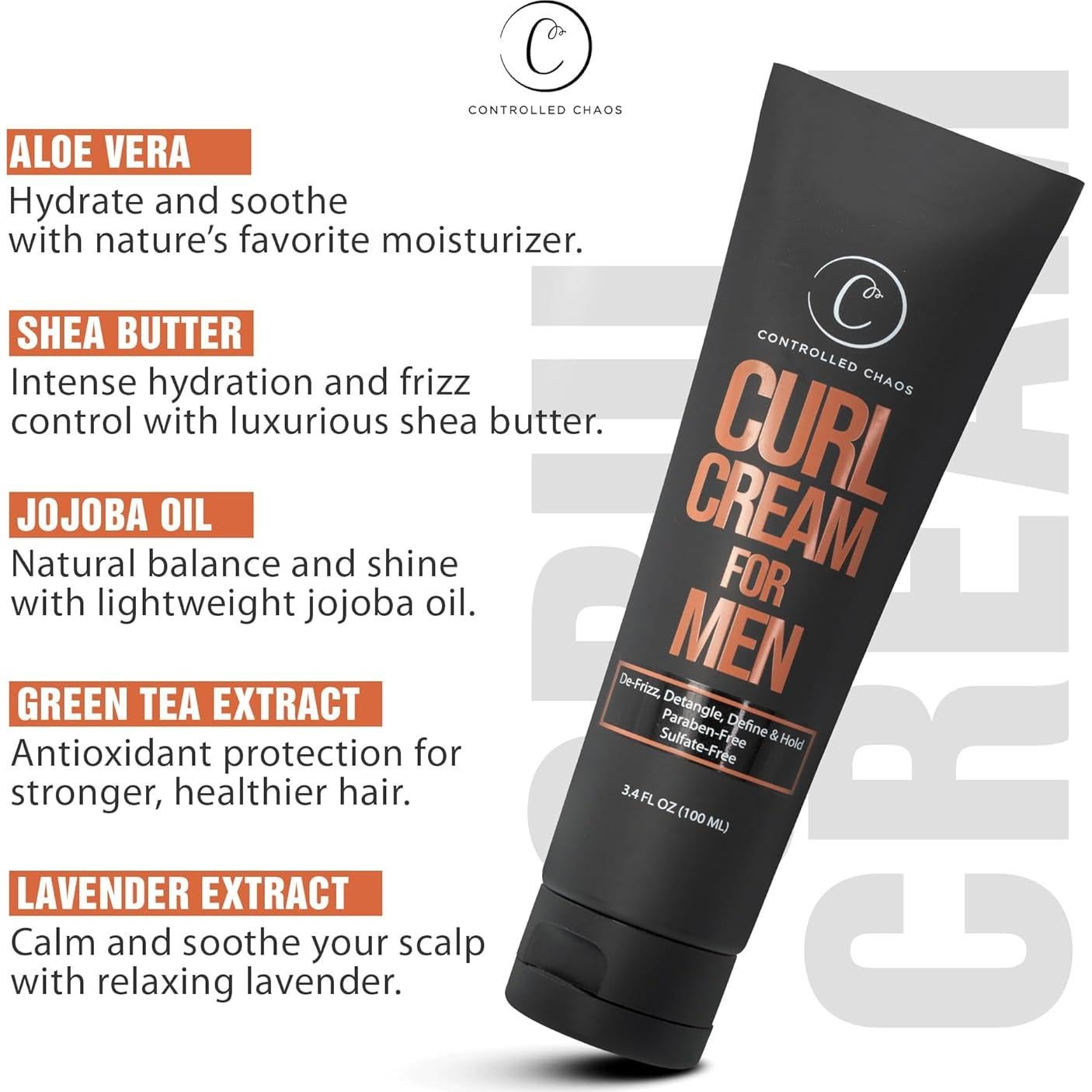 Crema para Rizos Controlled Chaos 100 ml - Hidratante Anti-Frizz