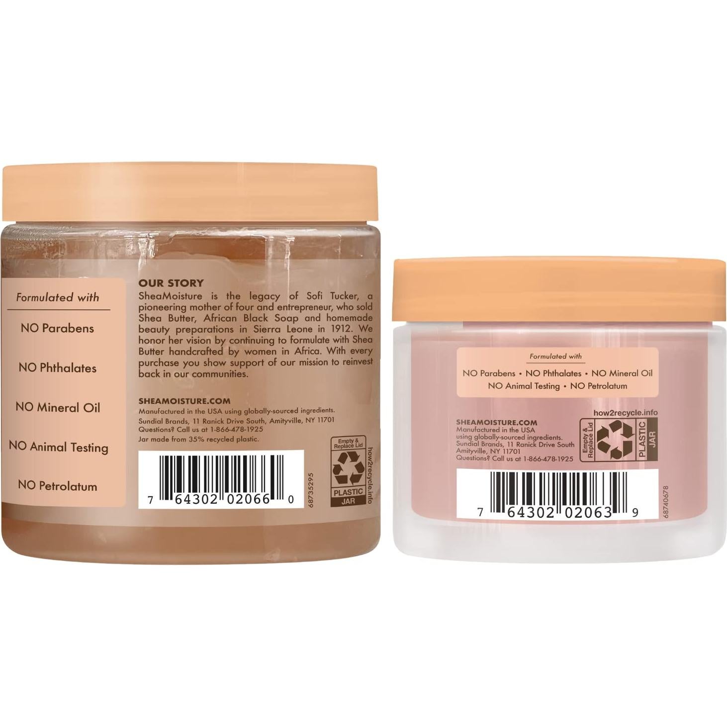 Gel de Estilo para Cabello Rizado SheaMoisture 425 g + Control de Bordes 99 g