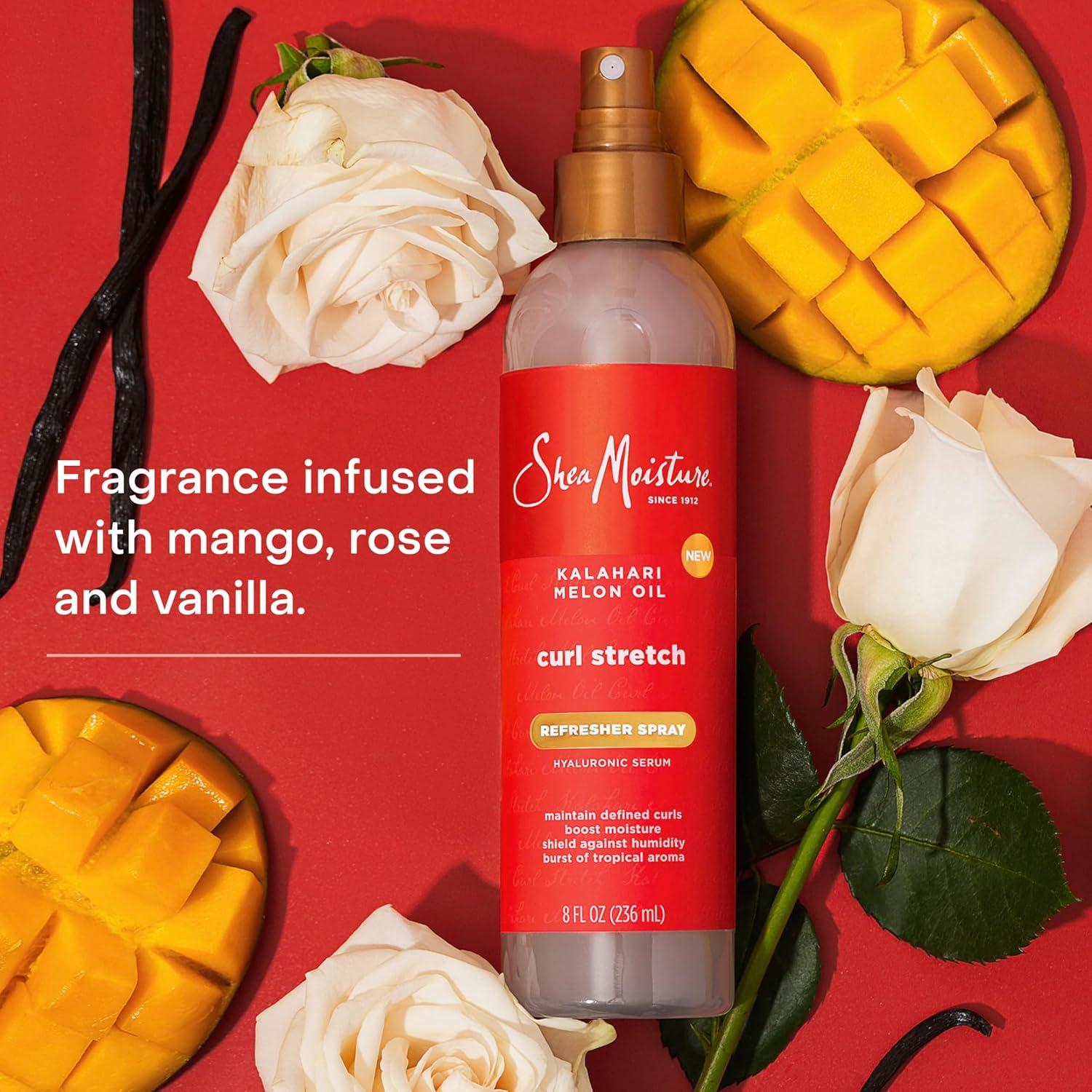 SheaMoisture Spray Refrescante Rizos 8 Oz Aceite Melón Kalahari