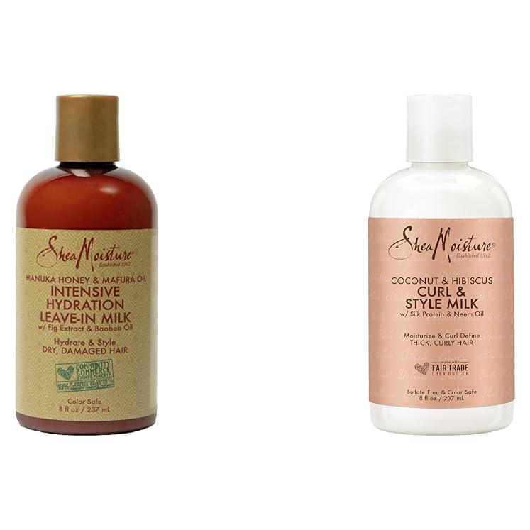 Leche Hidratante para Cabello SheaMoisture 236 ml - Rizos Definidos