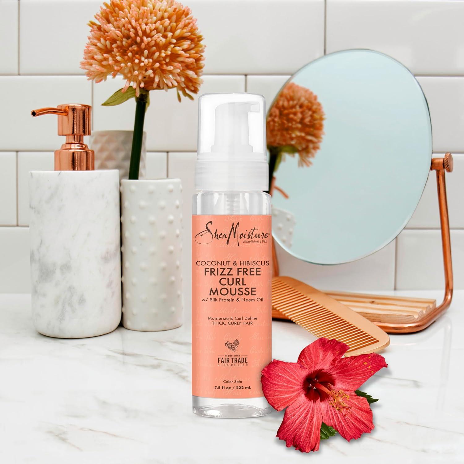 Paquete SheaMoisture Mascarilla 326 g + Mousse 213 g Rizos