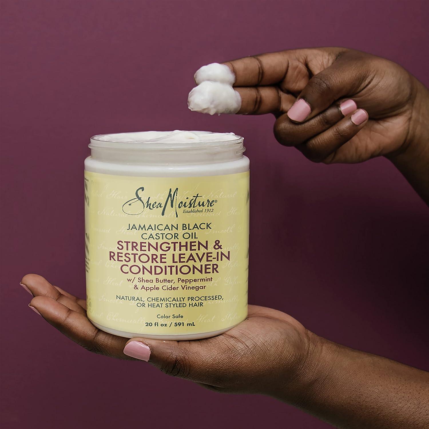 Acondicionador Sin Enjuague SheaMoisture 567g + Mousse Rizos 227g