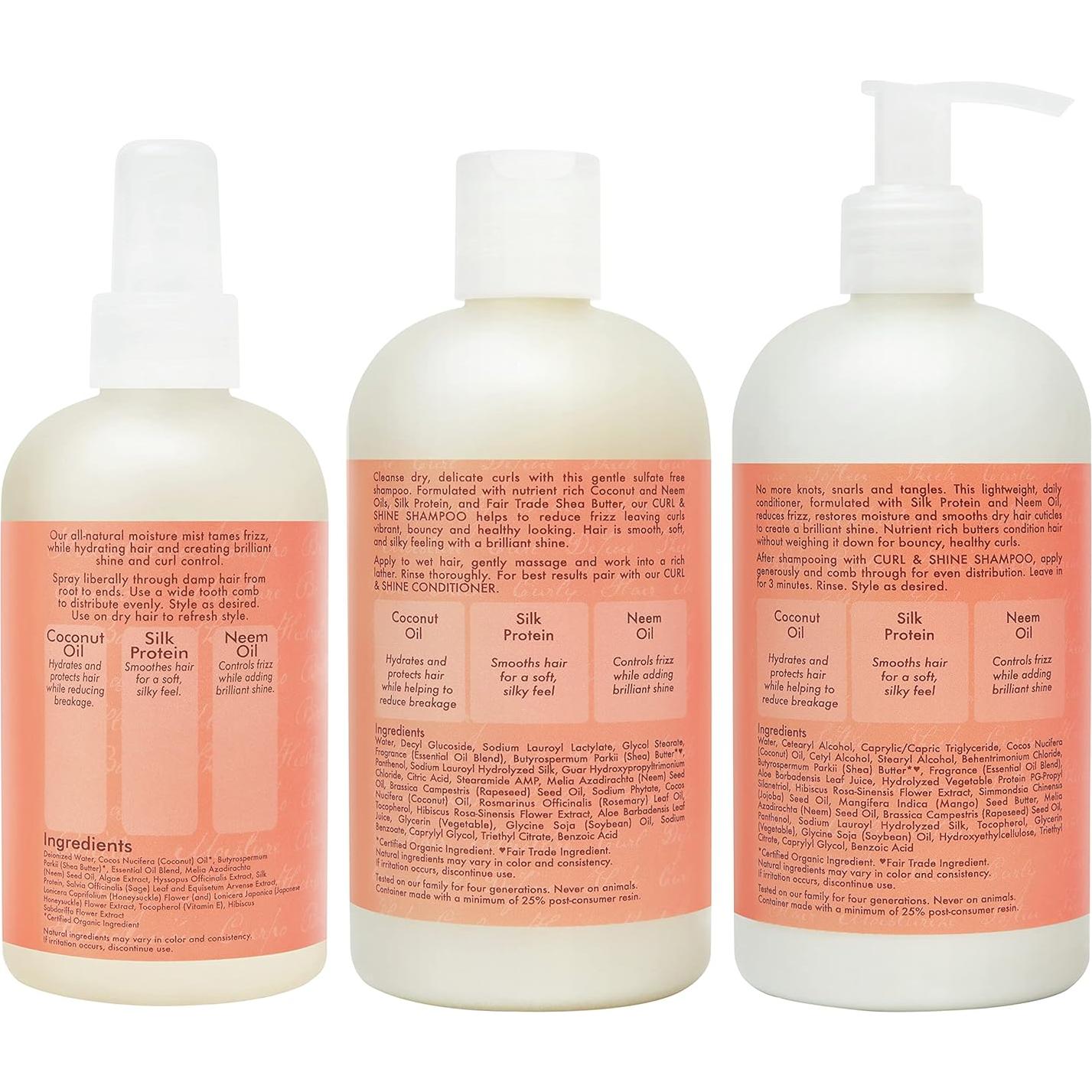 Champú y Acondicionador SheaMoisture Coco Hibisco 3 en 1