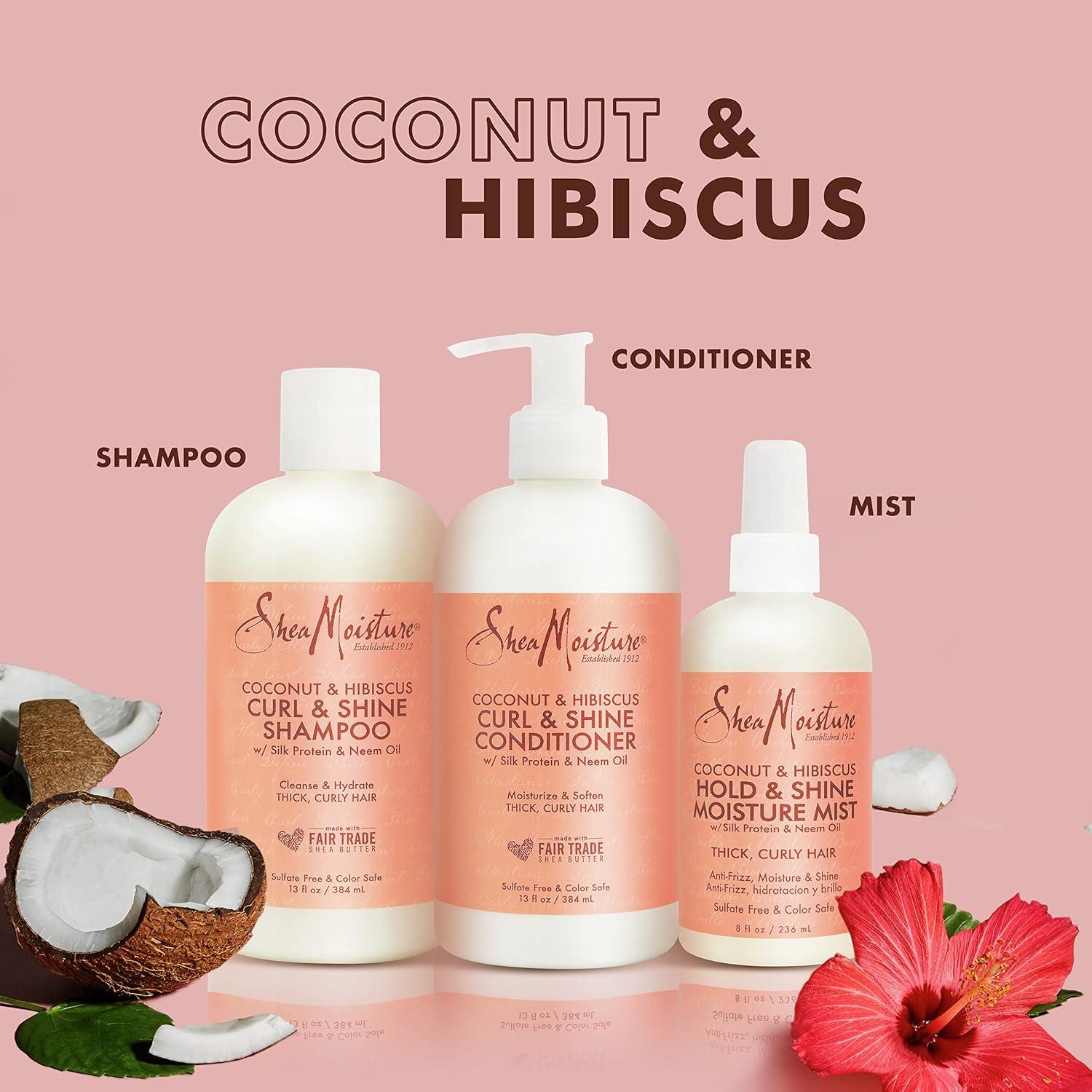 Champú y Acondicionador SheaMoisture Coco Hibisco 3 en 1