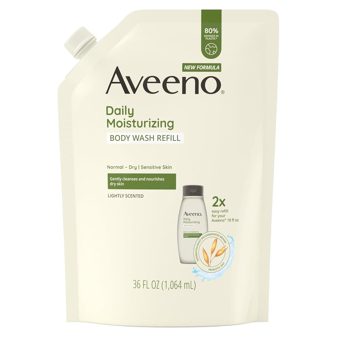Gel de Ducha Hidratante Aveeno 1064 ml Piel Sensible Avena