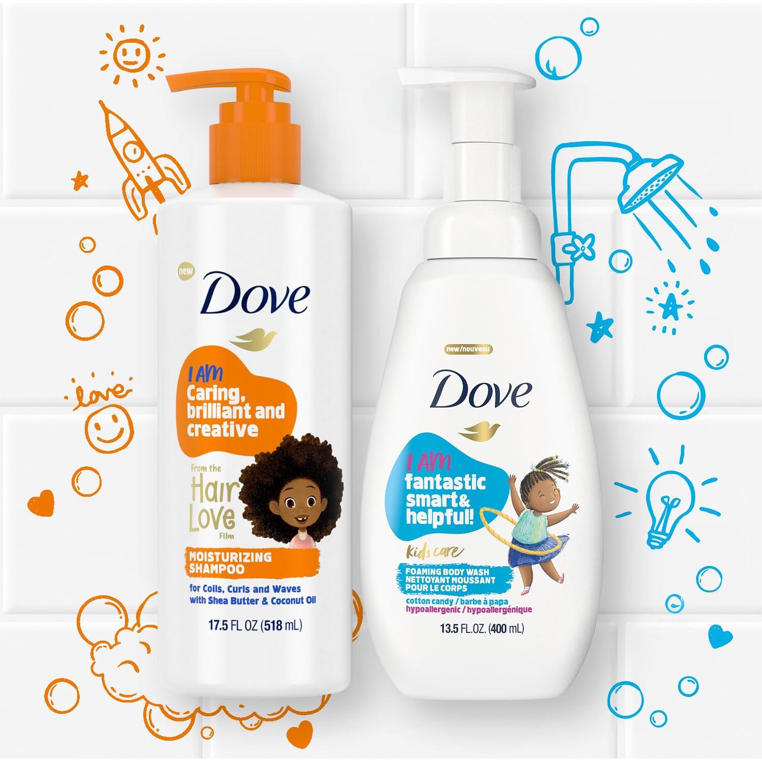 Dove Kids Gel de Baño y Champú Hidratante 3 Piezas