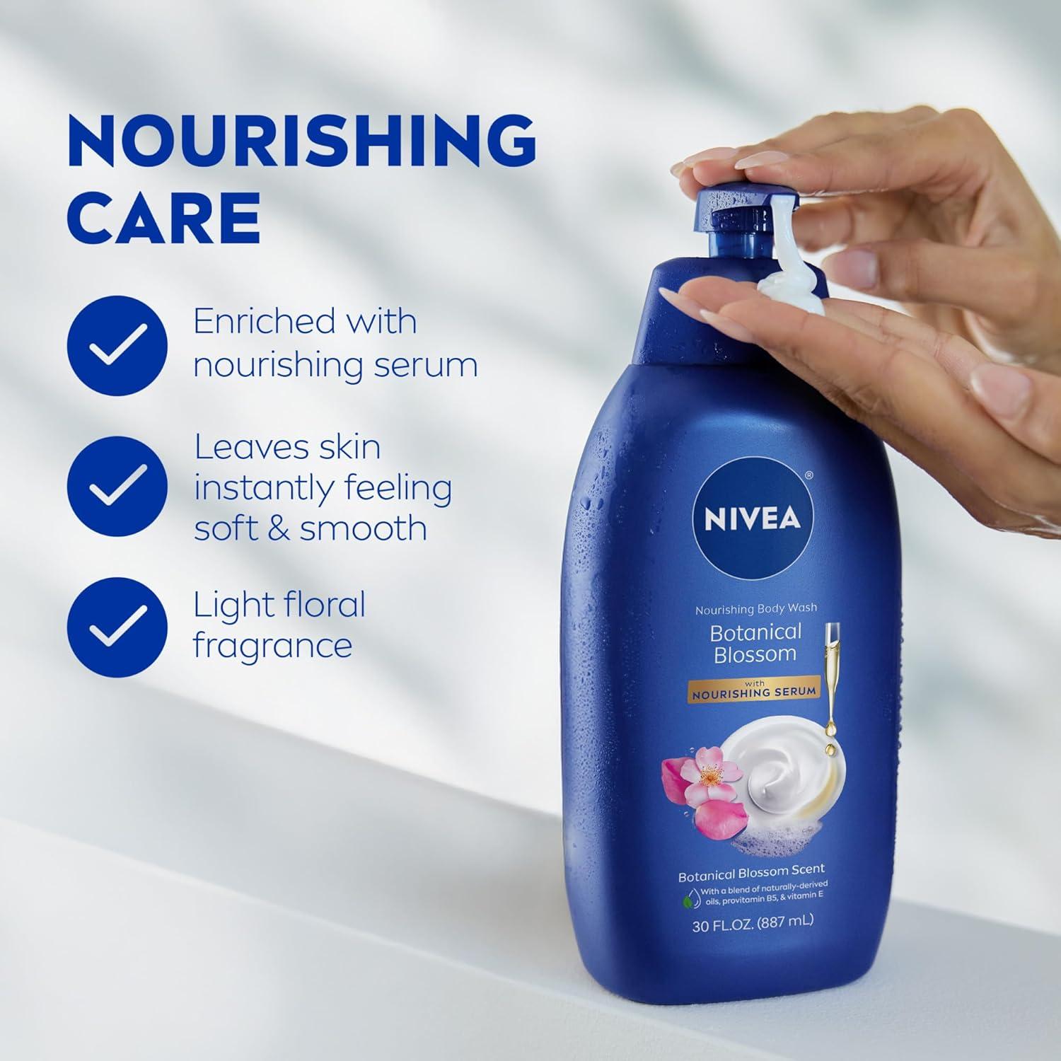 NIVEA Gel de Ducha Botánico Nutritivo 887 ml - Hidratante