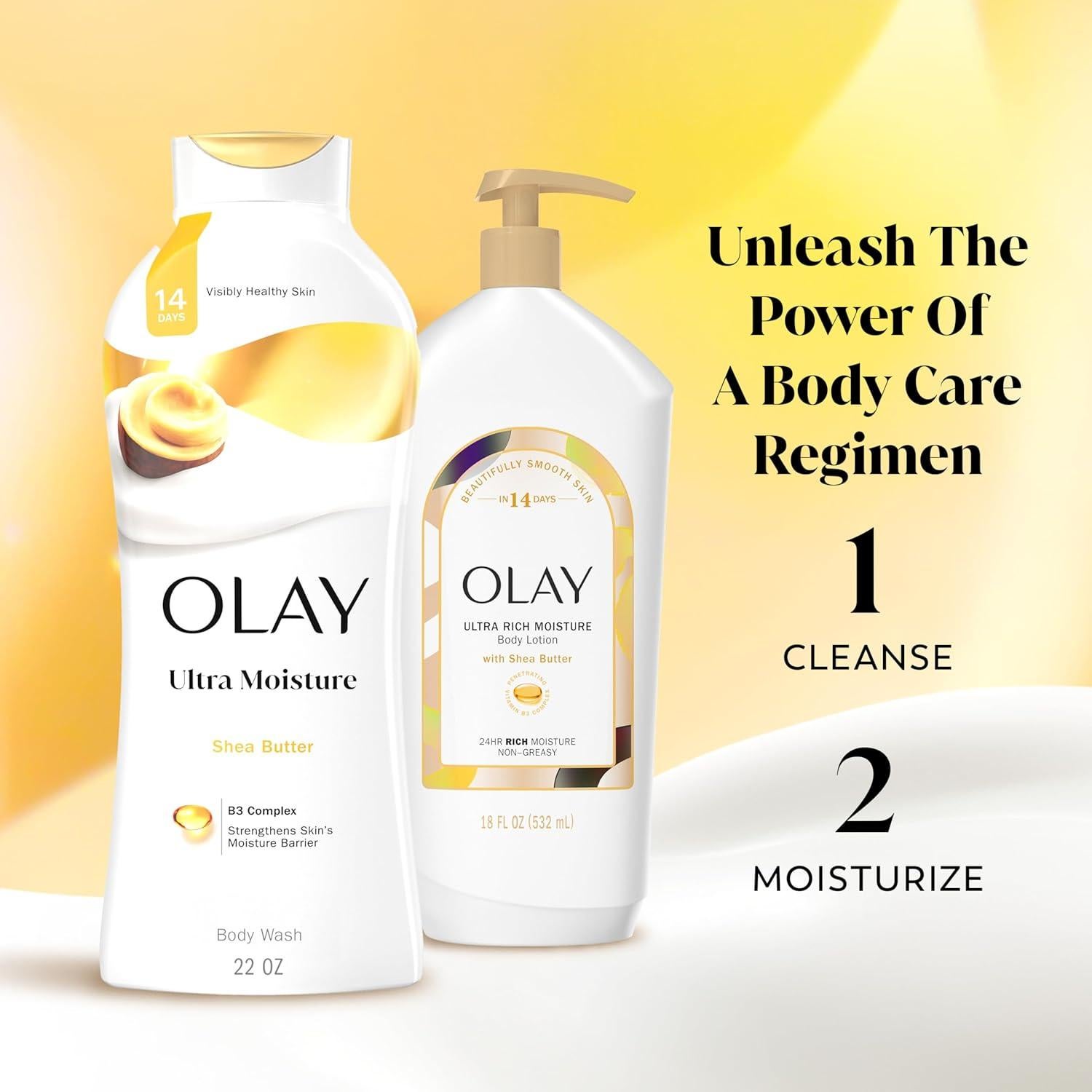 Olay Gel de Ducha Ultra Hidratante 650 ml x 4 - Manteca de Karité