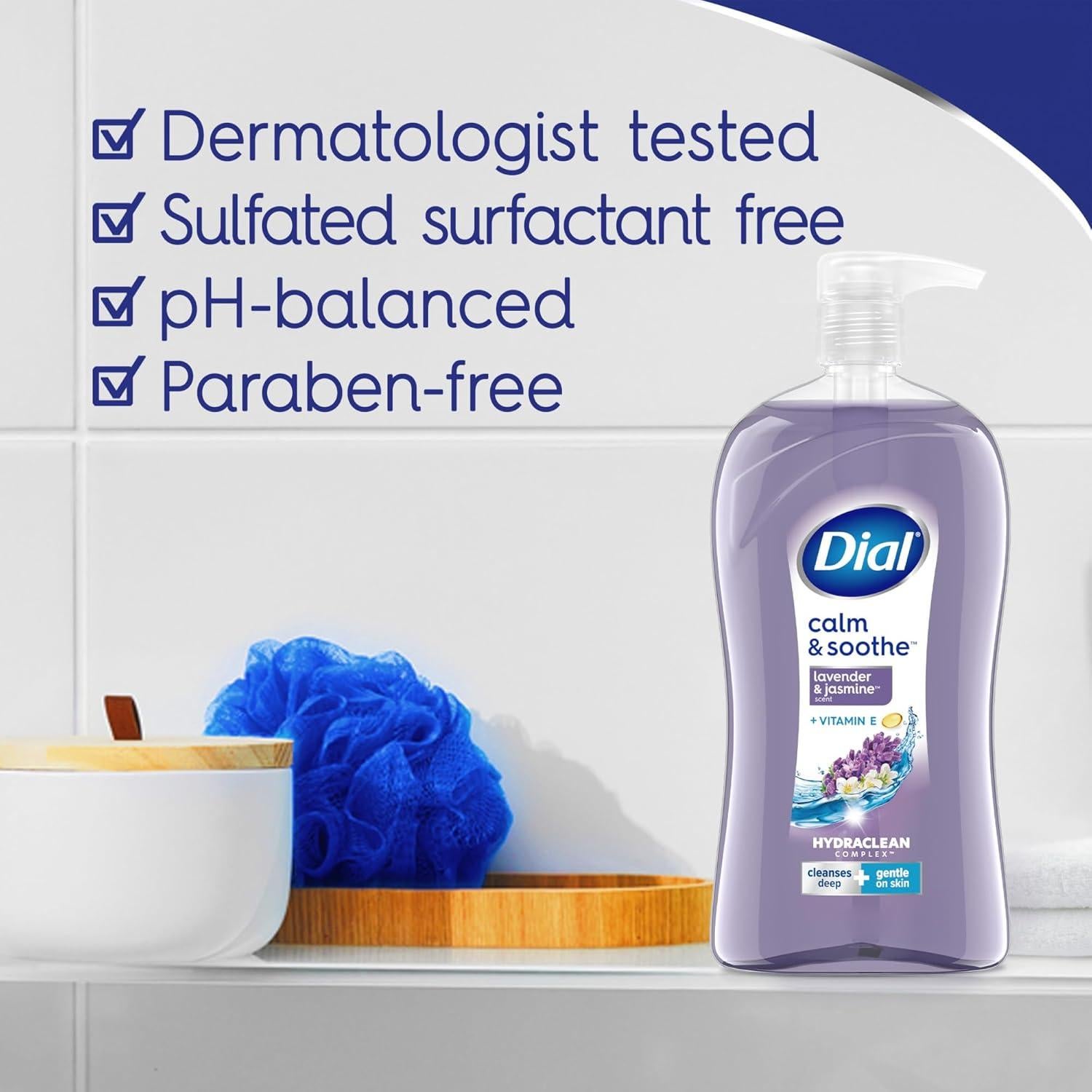 Jabón Corporal Dial 946 ml - Aroma Lavanda y Jazmín