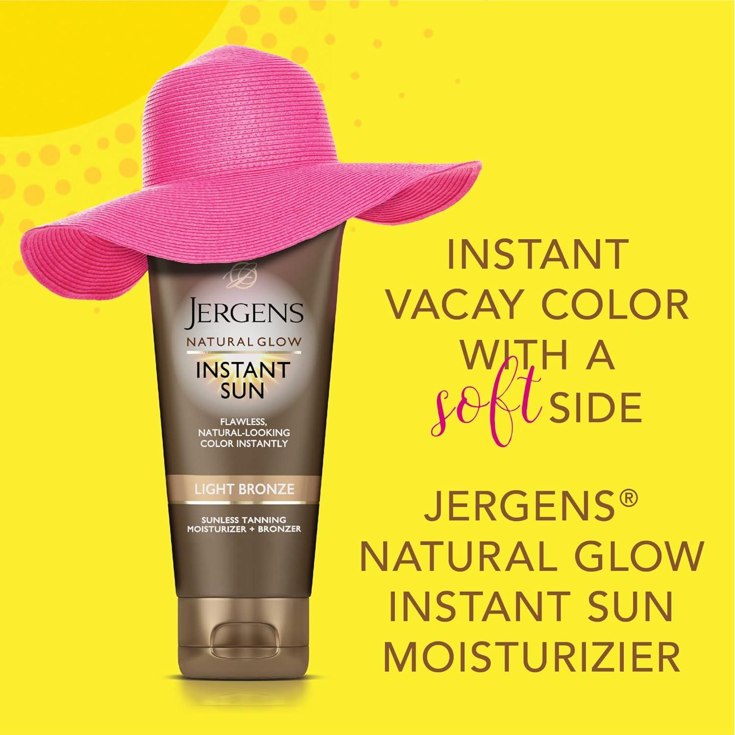 Jergens Bronceado Natural Glow 170 g - Hidratante y Bronceador