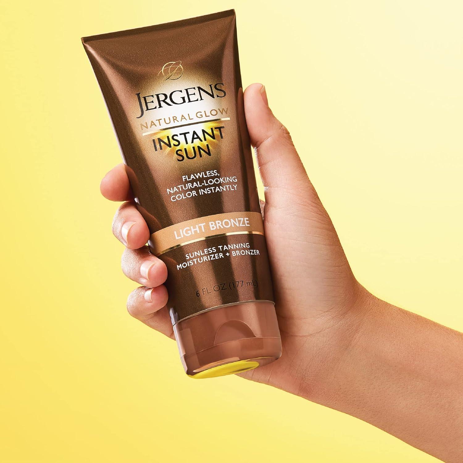 Jergens Bronceado Natural Glow 170 g - Hidratante y Bronceador