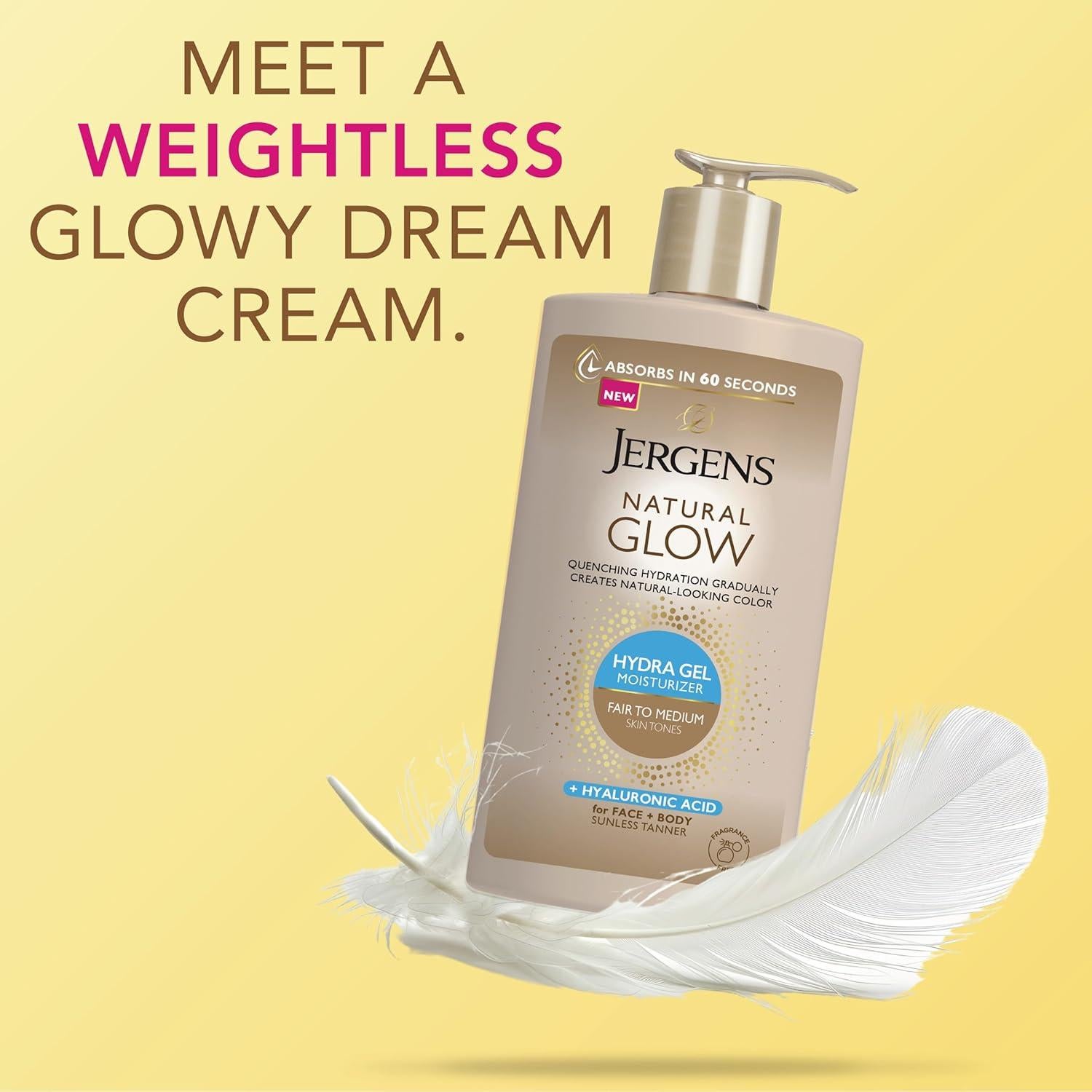 Gel Autobronceador Hidratante Jergens Glow 245 ml