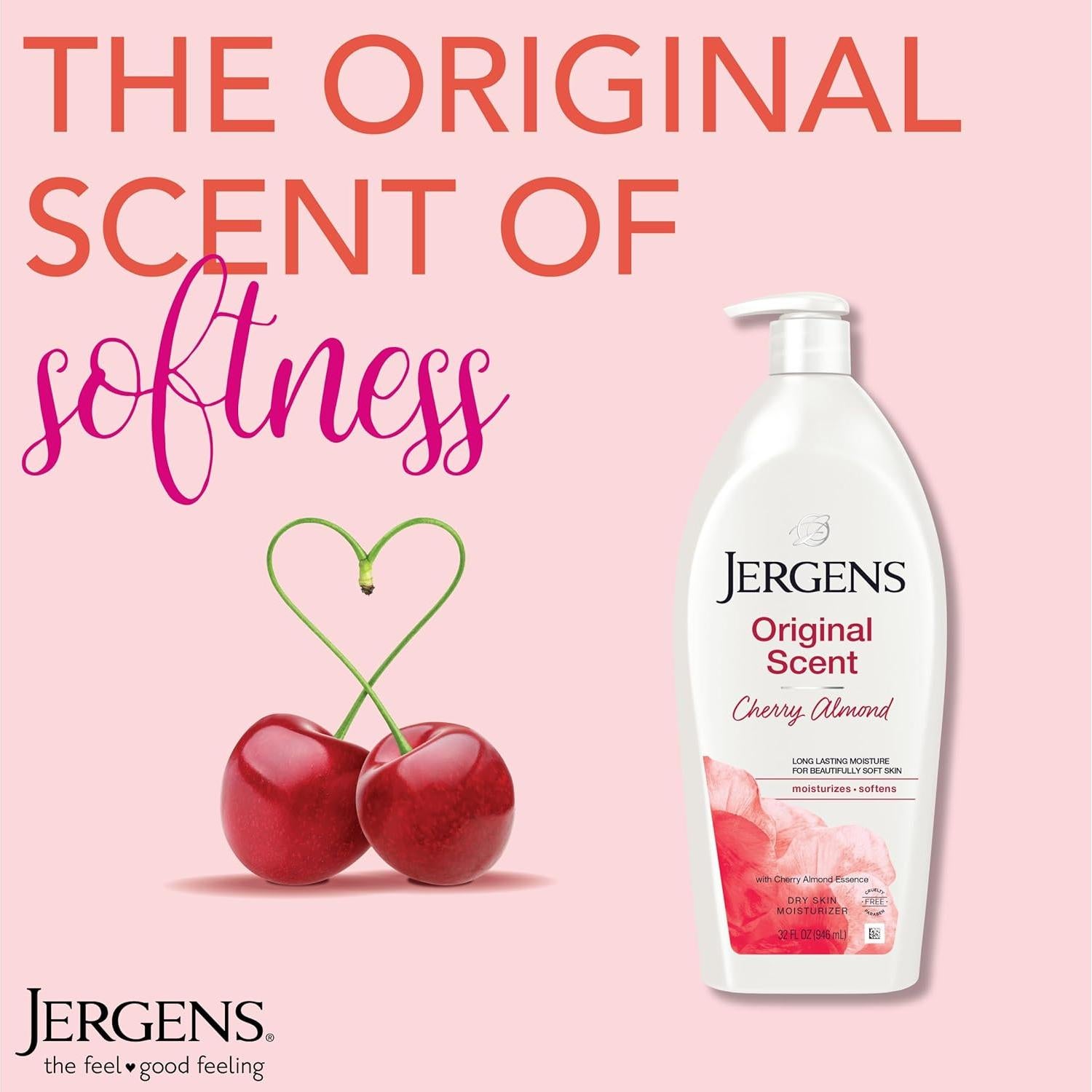 Loción Hidratante Jergens Original Scent 2 Paquetes 32 Oz