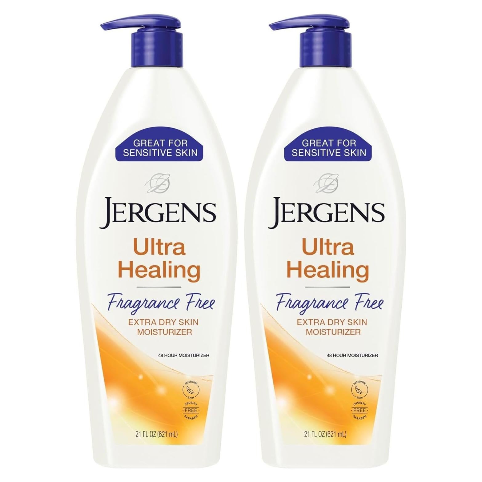 Loción Hidratante Jergens Ultra Curativo 621 ml Sin Fragancia