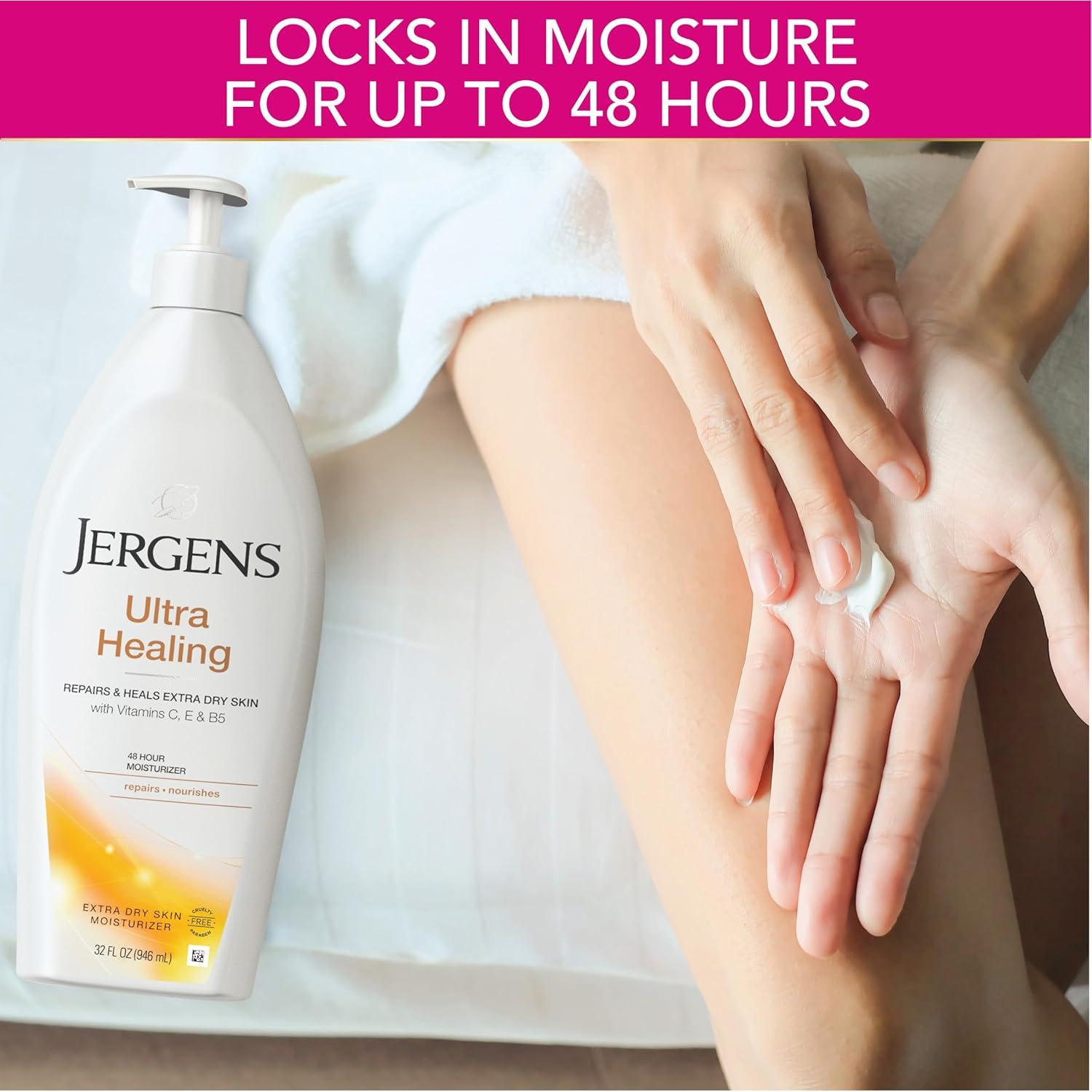 Jergens Ultra Healing Loción Hidratante 946ml para Piel Seca
