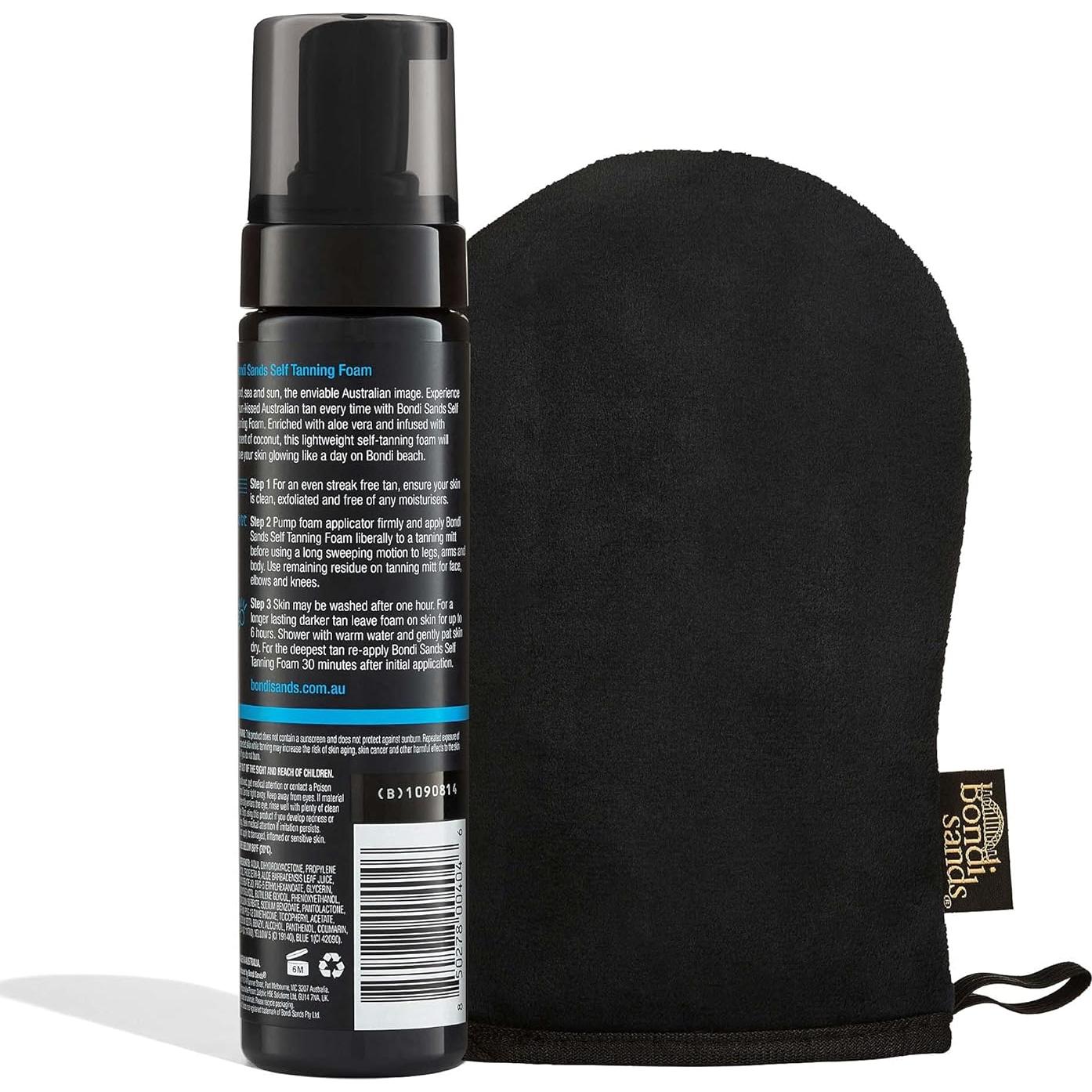 Espuma Autobronceadora Bondi Sands + Mitón Reutilizable 2 Piezas