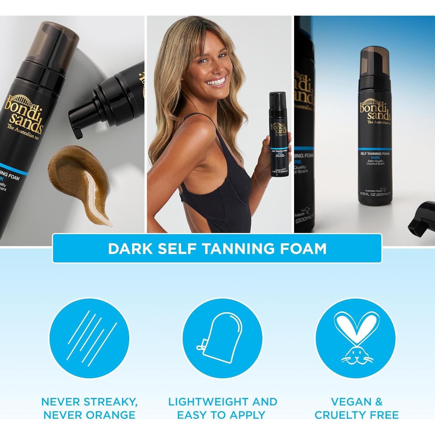 Espuma Autobronceadora Bondi Sands + Mitón Reutilizable 2 Piezas