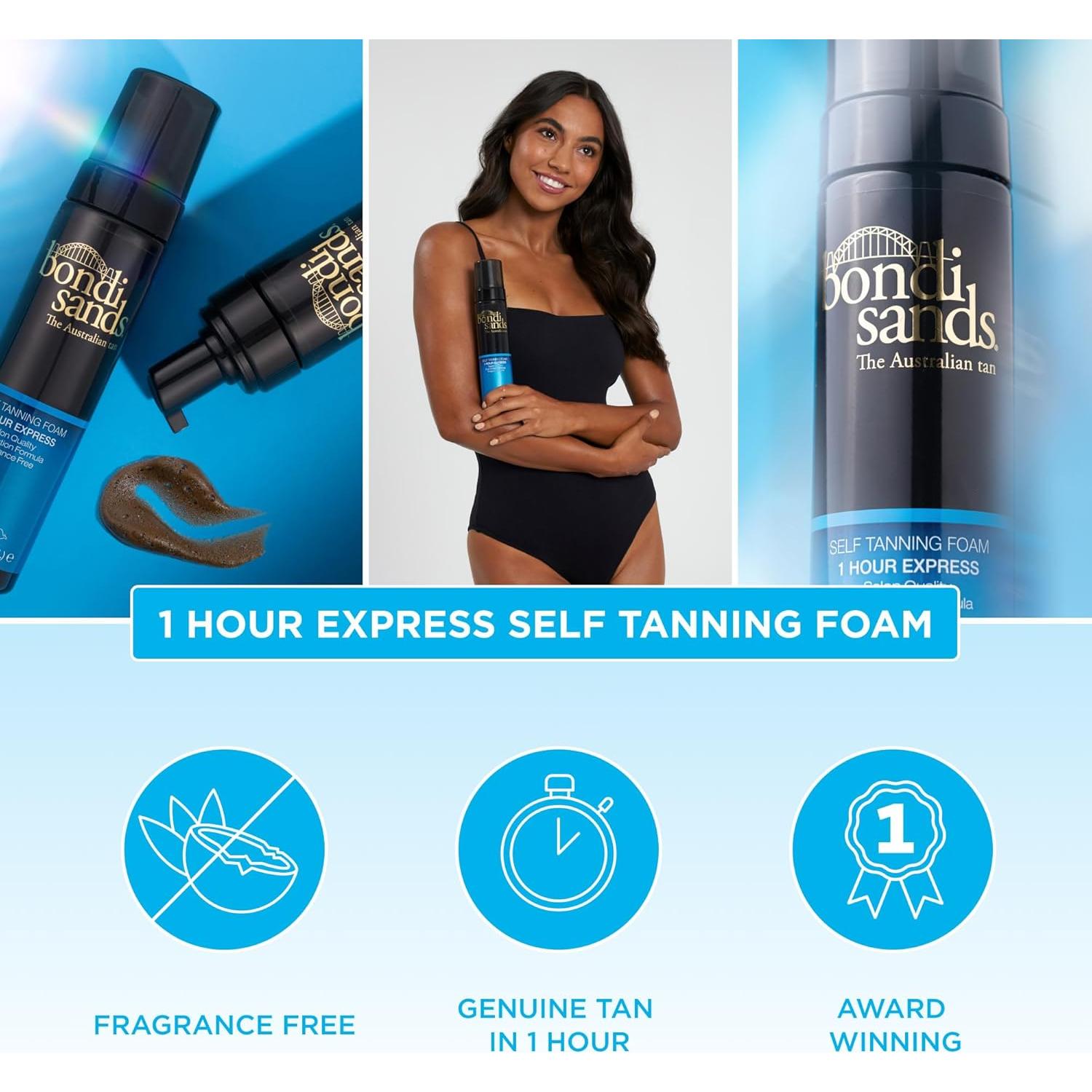 Espuma Autobronceadora Express Bondi Sands 200 ml Sin Fragancia