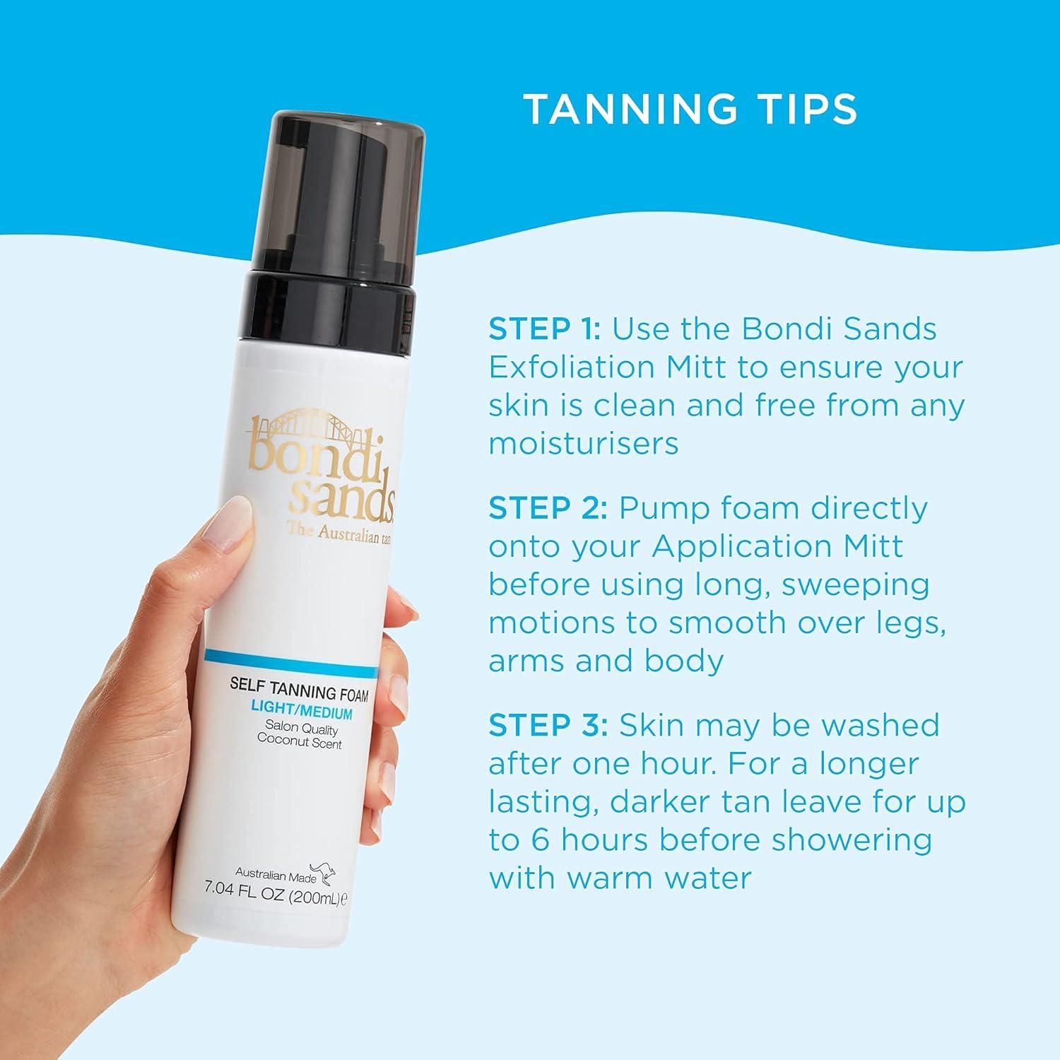 Espuma Autobronceadora Ligera Bondi Sands + Mitón Reutilizable