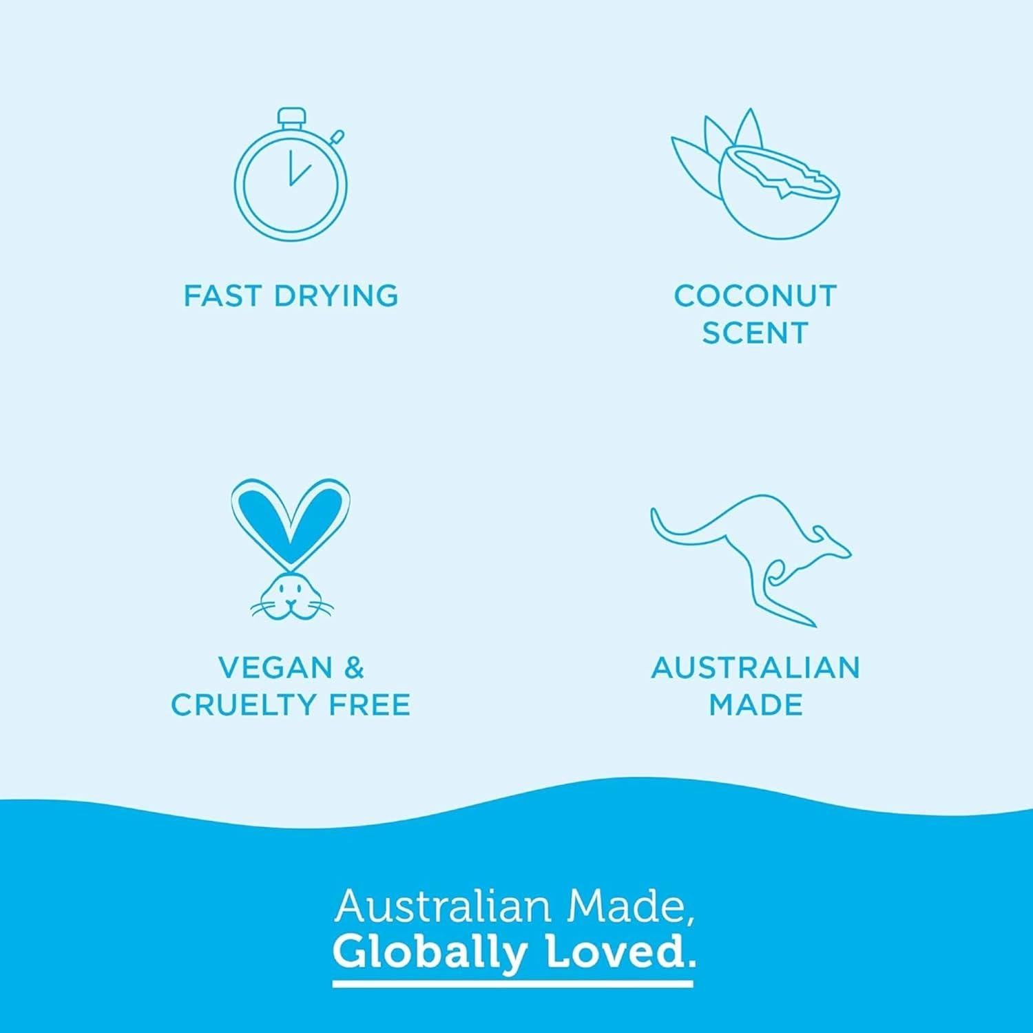 Bronceador Profesional Bondi Sands 1L - Secado Rápido, Vegano, Coco