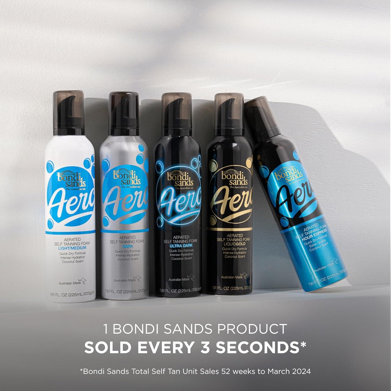 Espuma Autobronceadora Bondi Sands Aero 225 mL - Bronceado Dorado