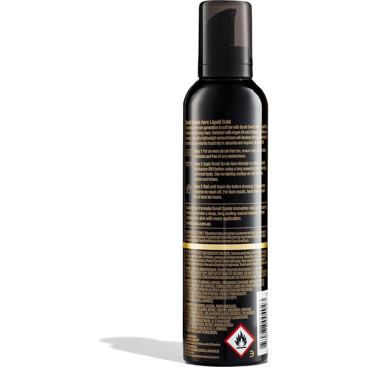 Espuma Autobronceadora Bondi Sands Aero 225 mL - Bronceado Dorado