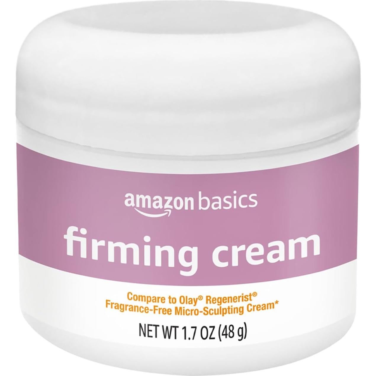 Crema Reafirmante Amazon Basics 48g Sin Fragancia