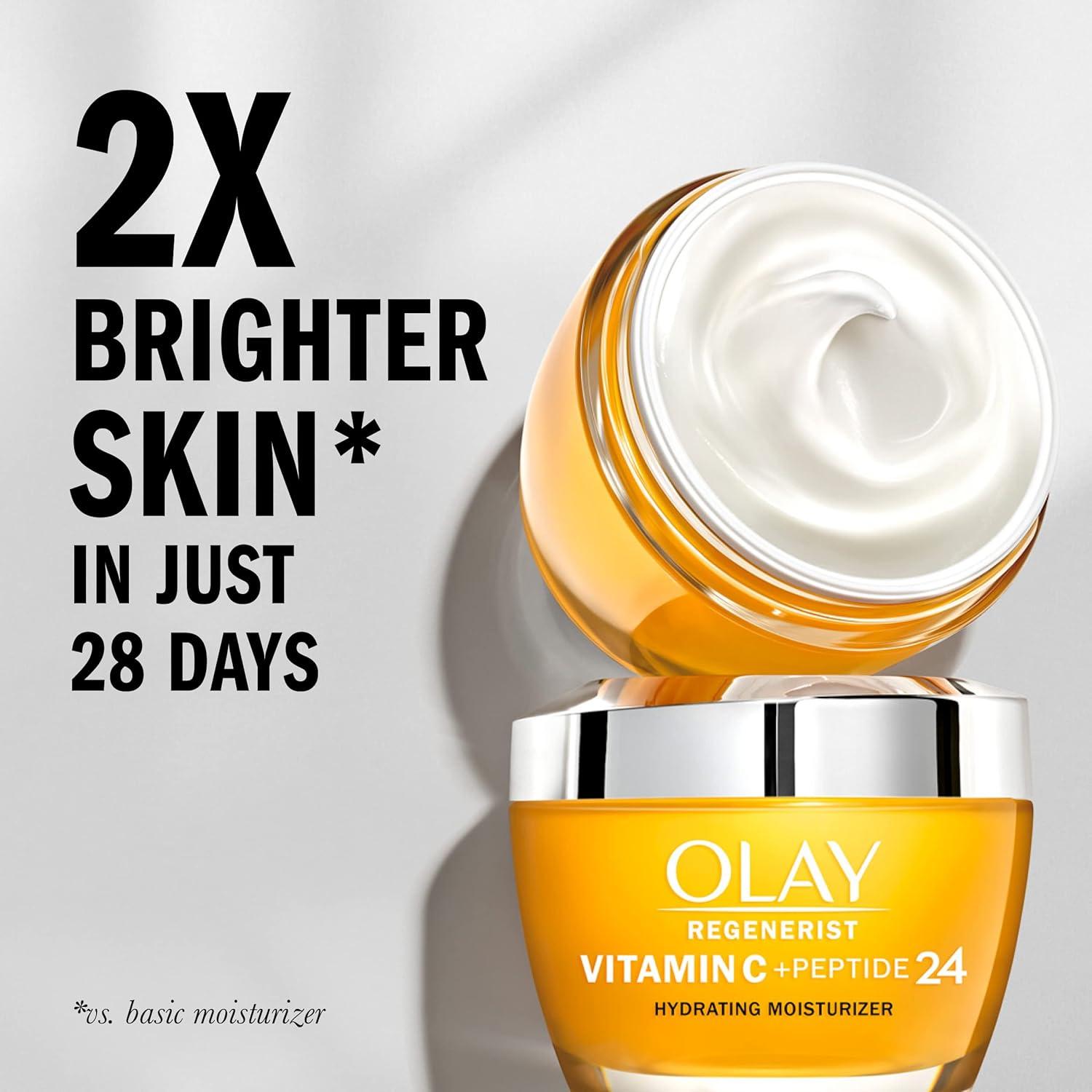 Olay Regenerist Crema Hidratante Facial Vitamina C y Retinol 48g