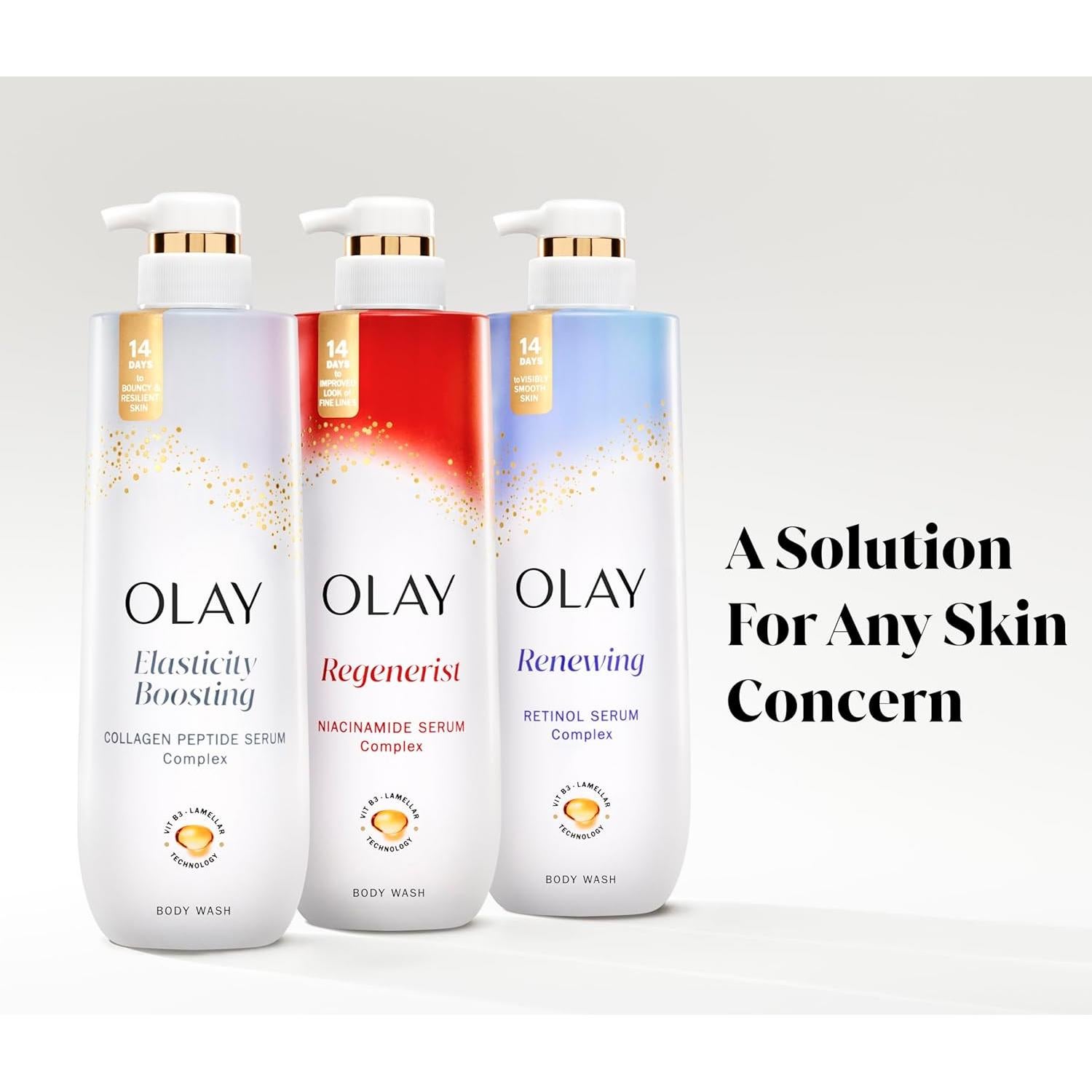 Olay Gel de Ducha Reafirmante 591 ml con Colágeno y Vitamina B3