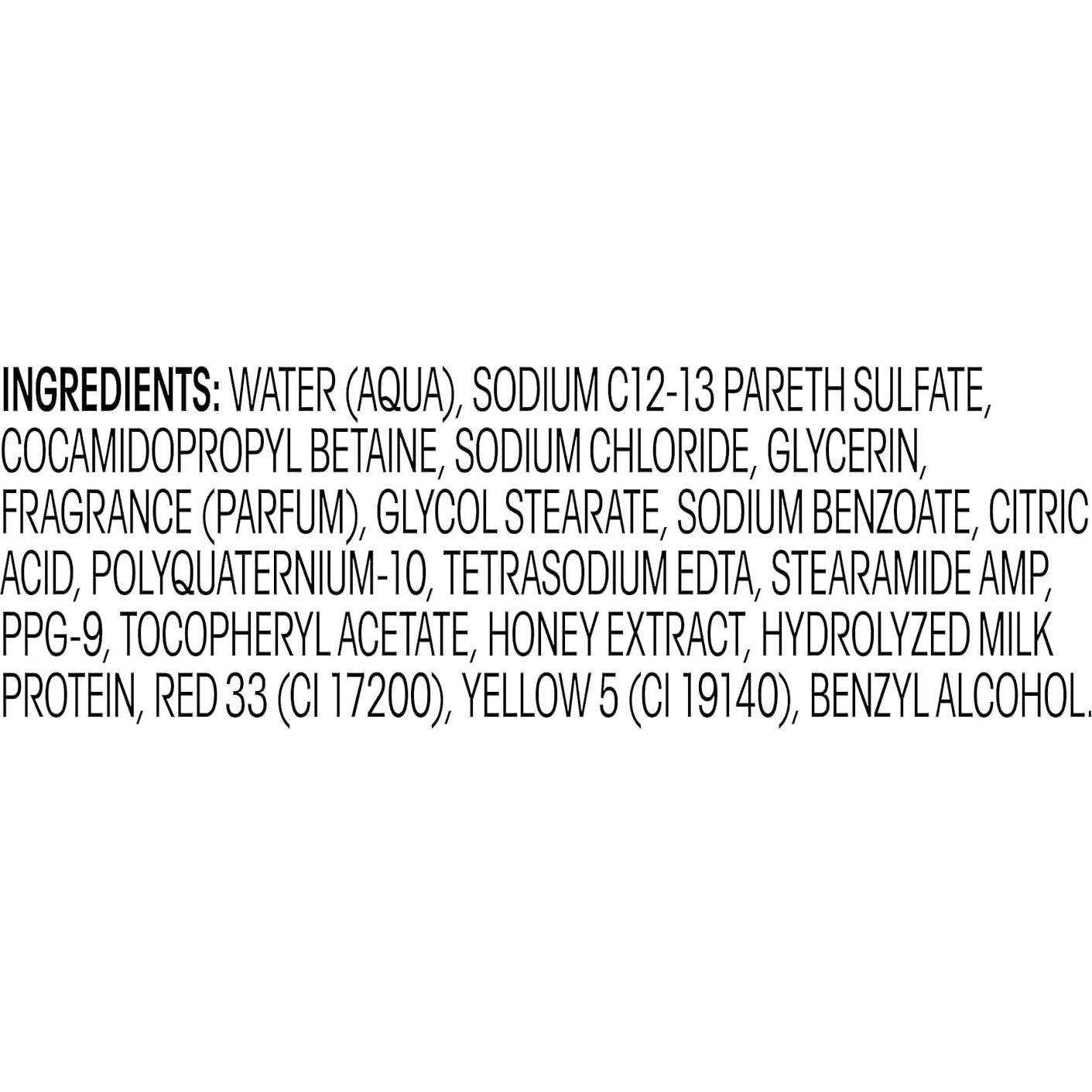 Gel de Ducha Hidratante Suave 510g Leche y Miel Paquete 6