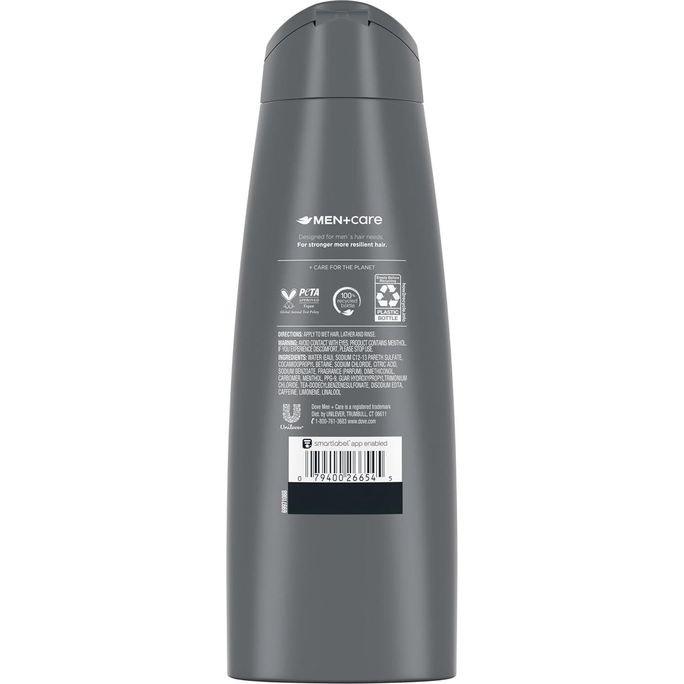 Champú y Acondicionador 2-en-1 Dove Hombres 340 ml Fortificante